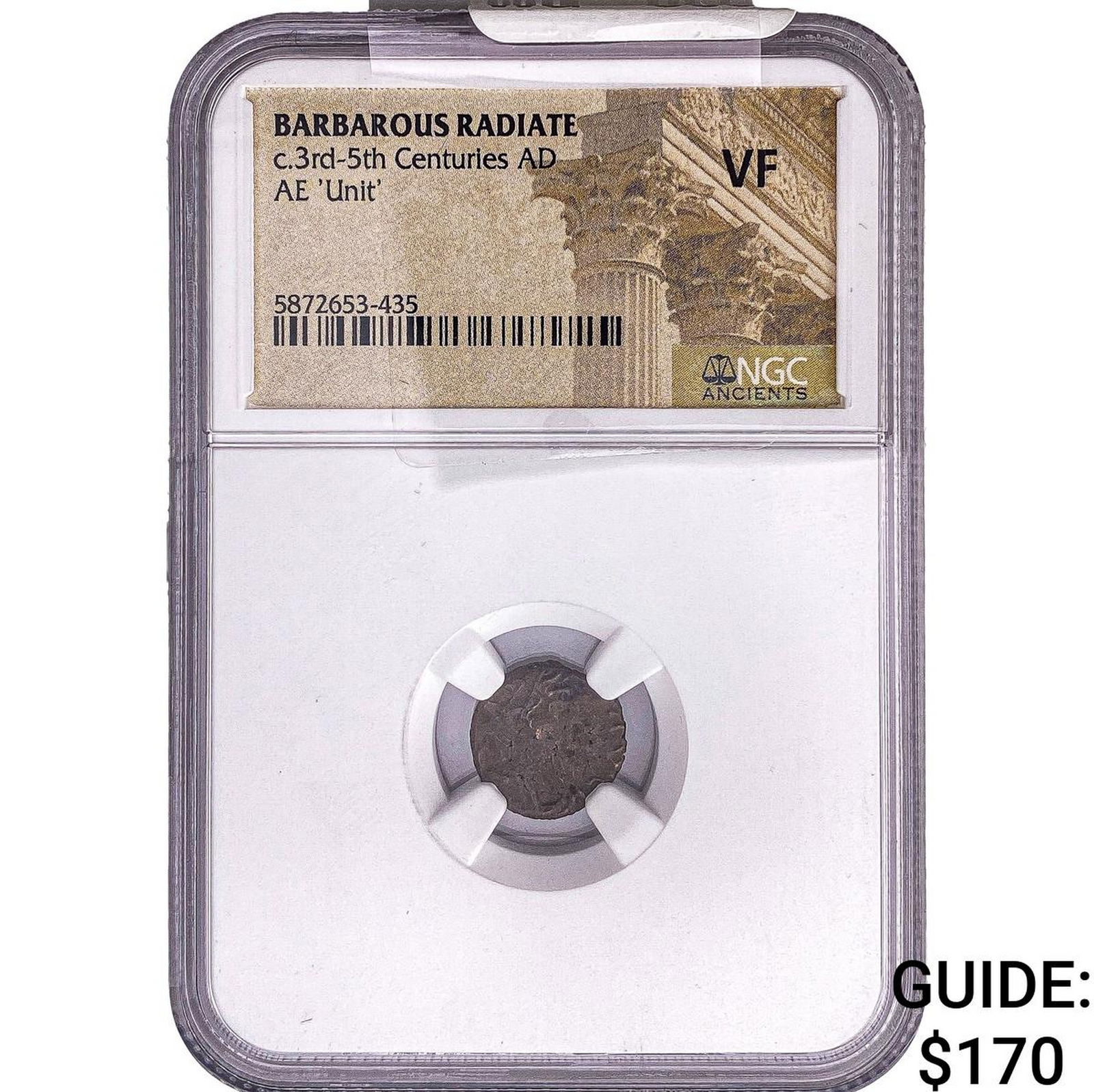 Gallic Barbarous Radiate Bronze Unit 3rd-5th Centuries AD NGC VF (1 of 2)