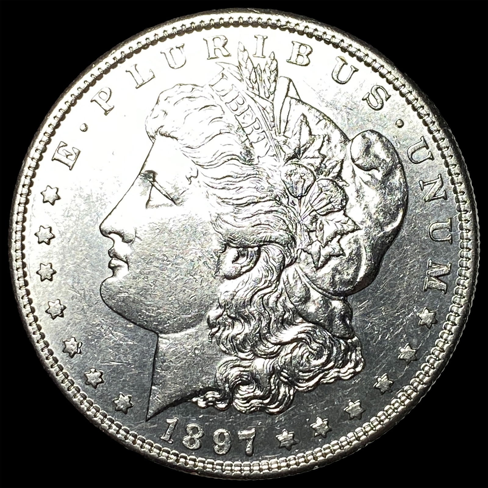 1897 Silver Morgan Dollar UNCIRCULATED: 1897 Silver Morgan Dollar UNCIRCULATED