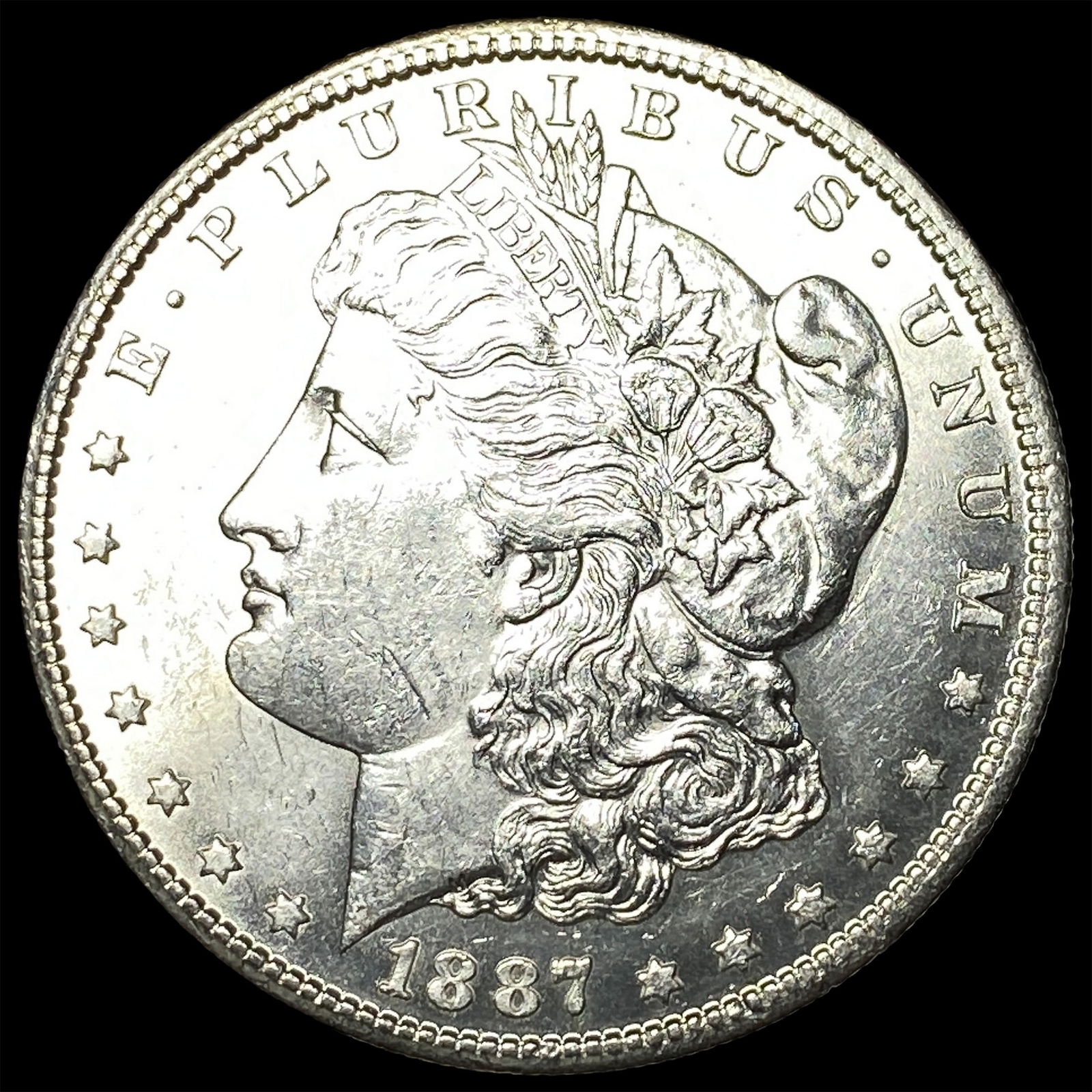 1887 Silver Morgan Dollar UNCIRCULATED: 1887 Silver Morgan Dollar UNCIRCULATED