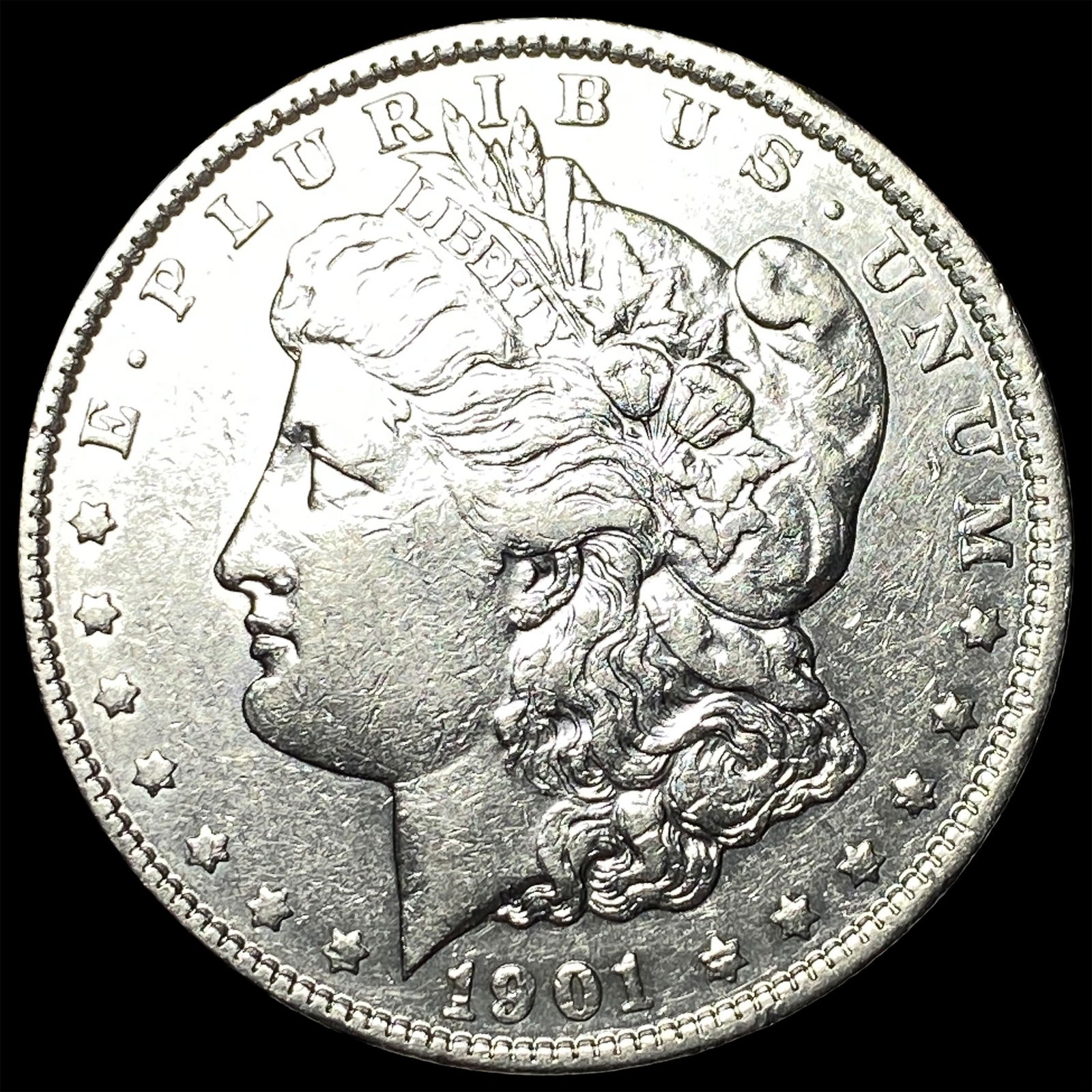 1901 Silver Morgan Dollar CLOSELY UNCIRCULATED (1 of 2)