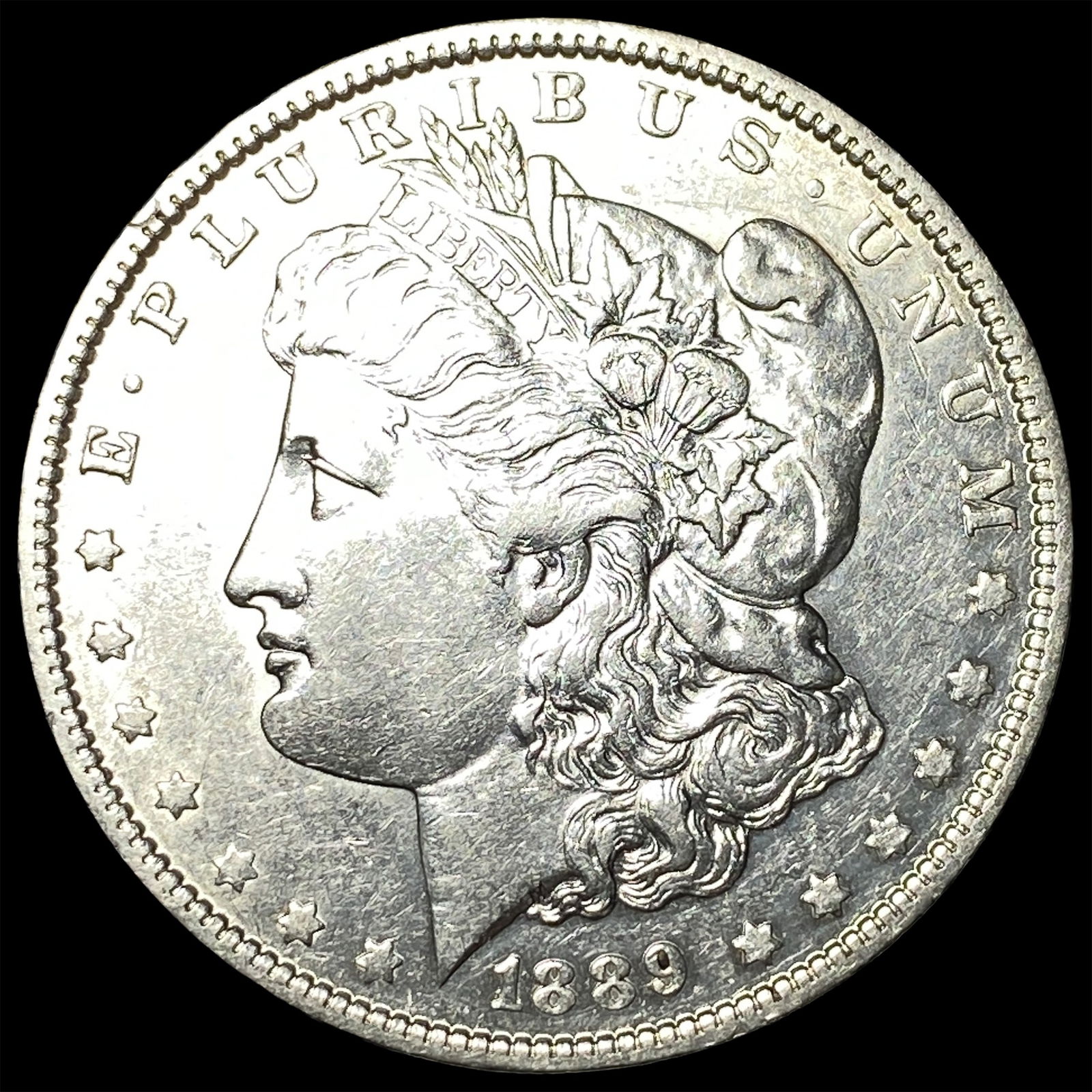 1889 Morgan Silver Dollar CLOSELY UNCIRCULATED: 1889 Morgan Silver Dollar CLOSELY UNCIRCULATED