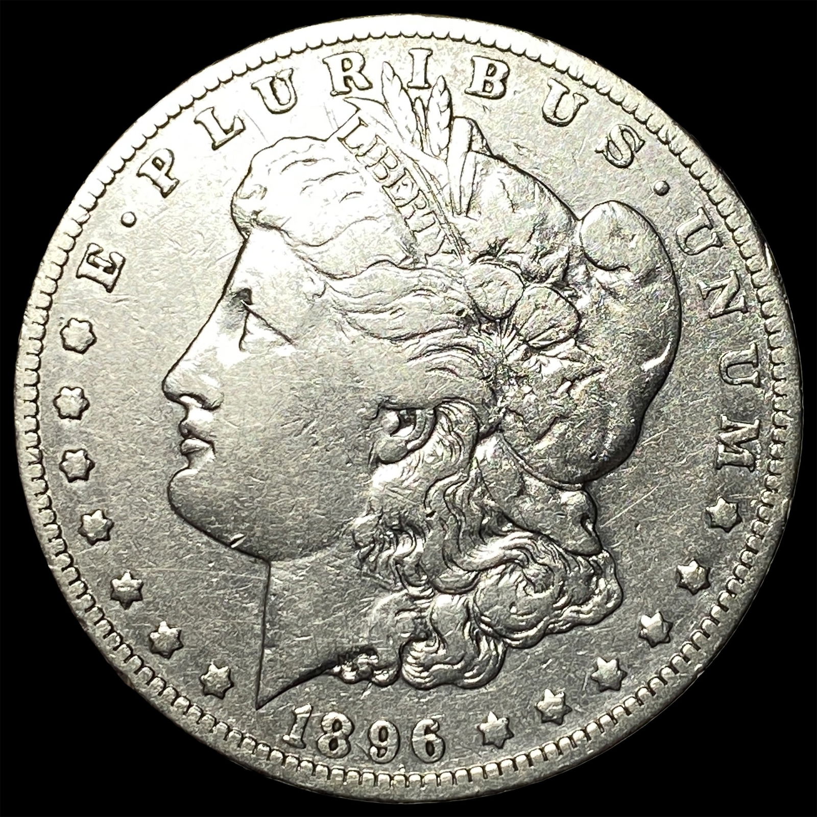 1896-O Silver Morgan Dollar LIGHTLY CIRCULATED: 1896-O Silver Morgan Dollar LIGHTLY CIRCULATED
