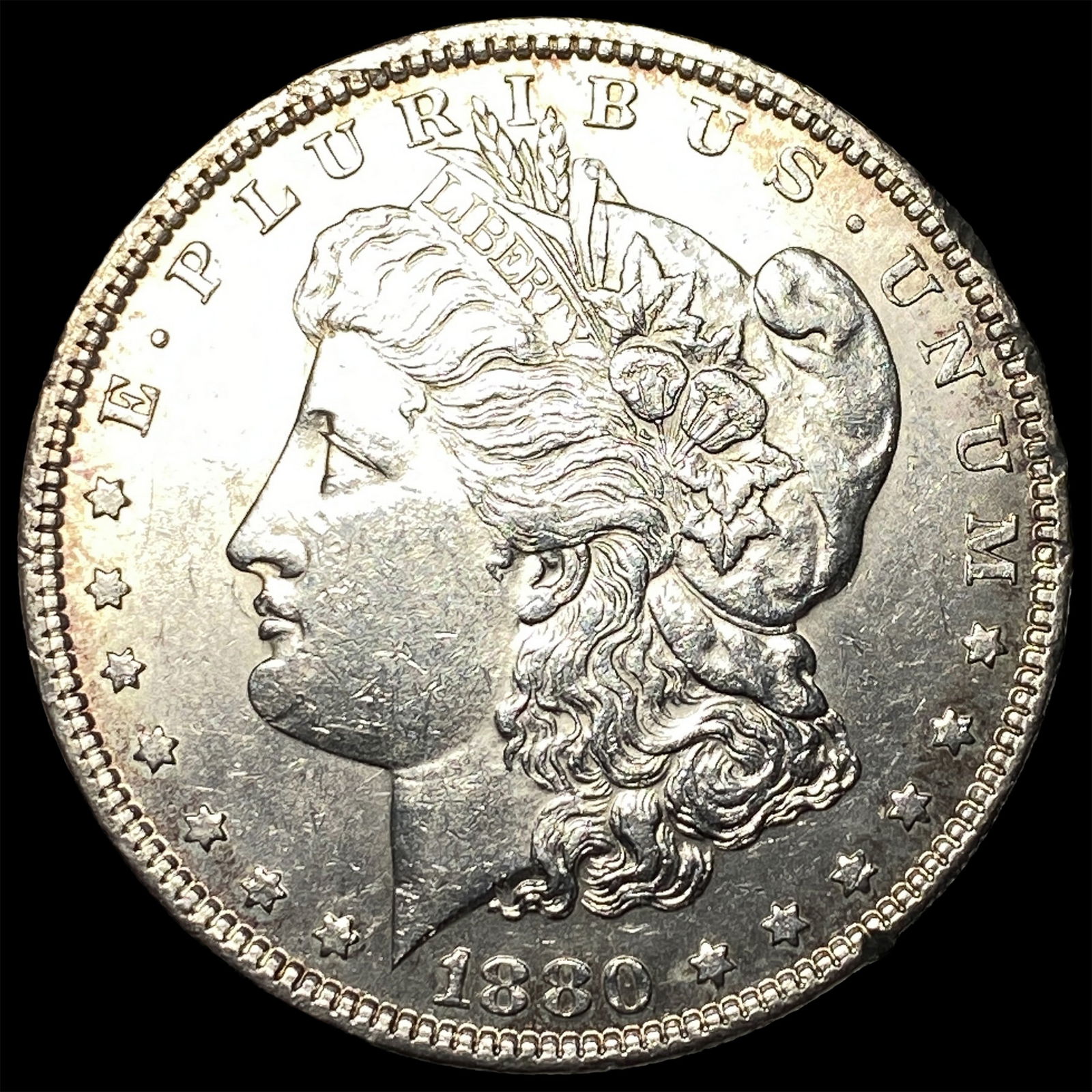 1880 Morgan Silver Dollar CLOSELY UNCIRCULATED (1 of 2)