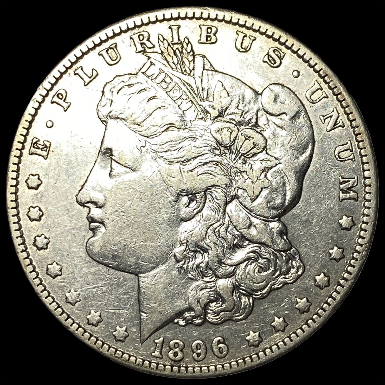 1896-O Silver Morgan Dollar NEARLY UNCIRCULATED (1 of 2)