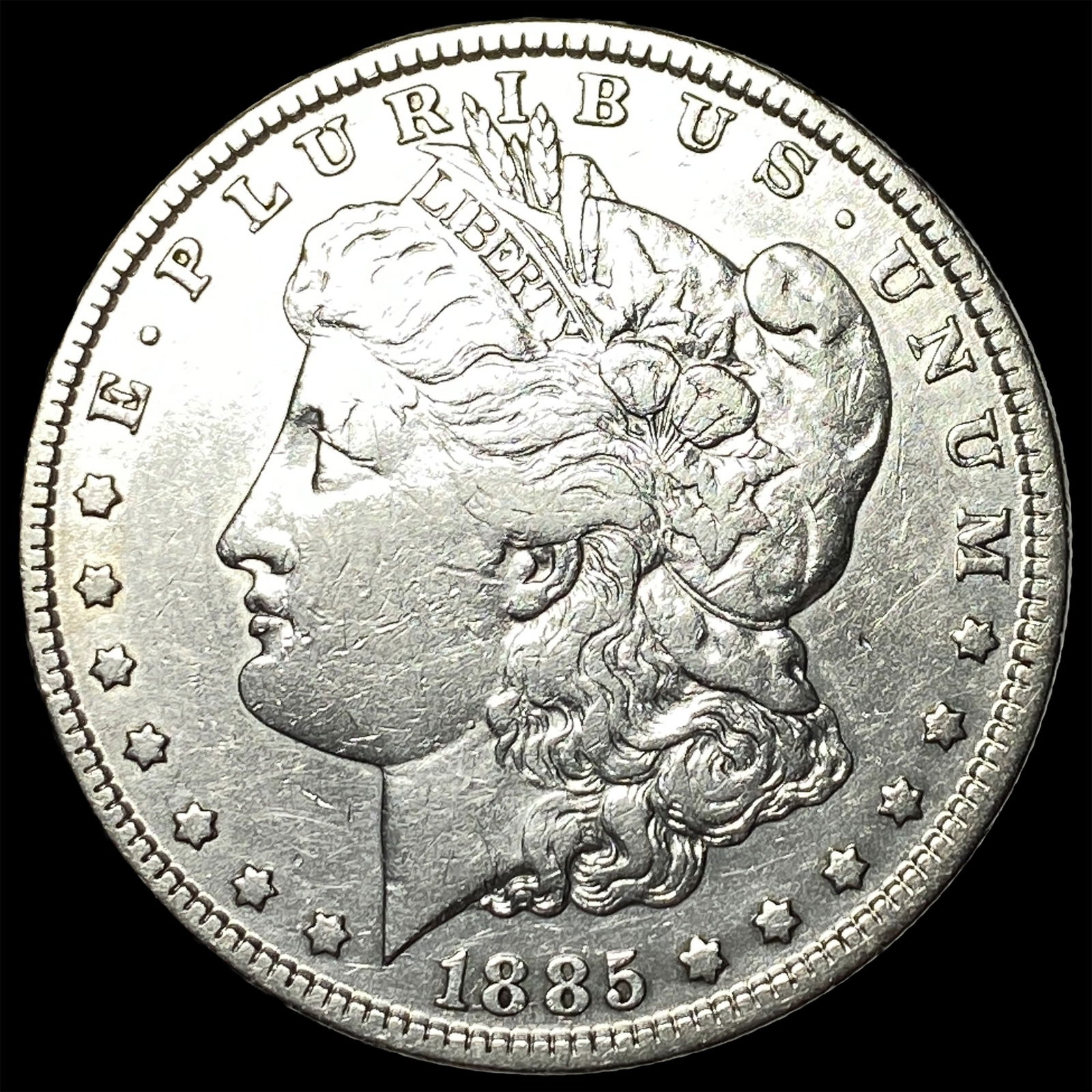 1885 Silver Morgan Dollar NEARLY UNCIRCULATED (1 of 2)