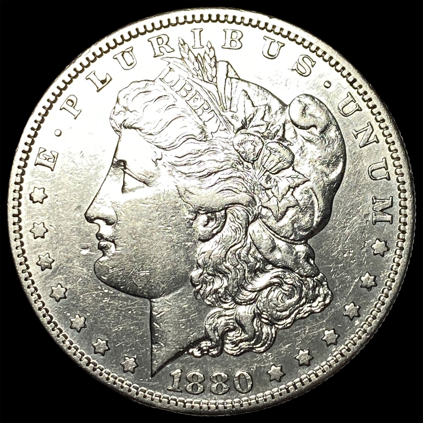 1880-S Silver Morgan Dollar CHOICE AU (1 of 2)