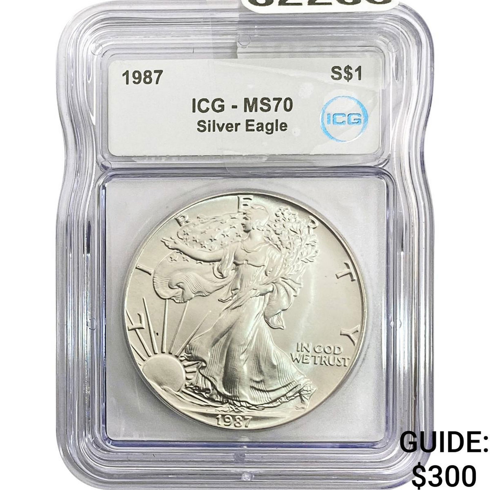 1987 SE ICG MS70 $1 Silver 1oz SE (1 of 2)