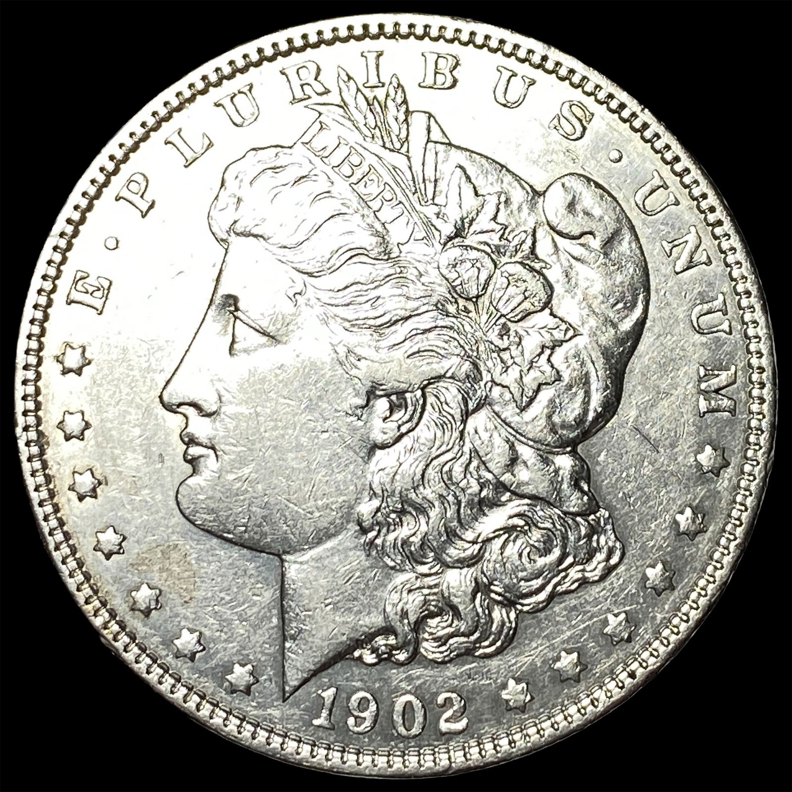 1902 Morgan Silver Dollar CLOSELY UNCIRCULATED: 1902 Morgan Silver Dollar CLOSELY UNCIRCULATED