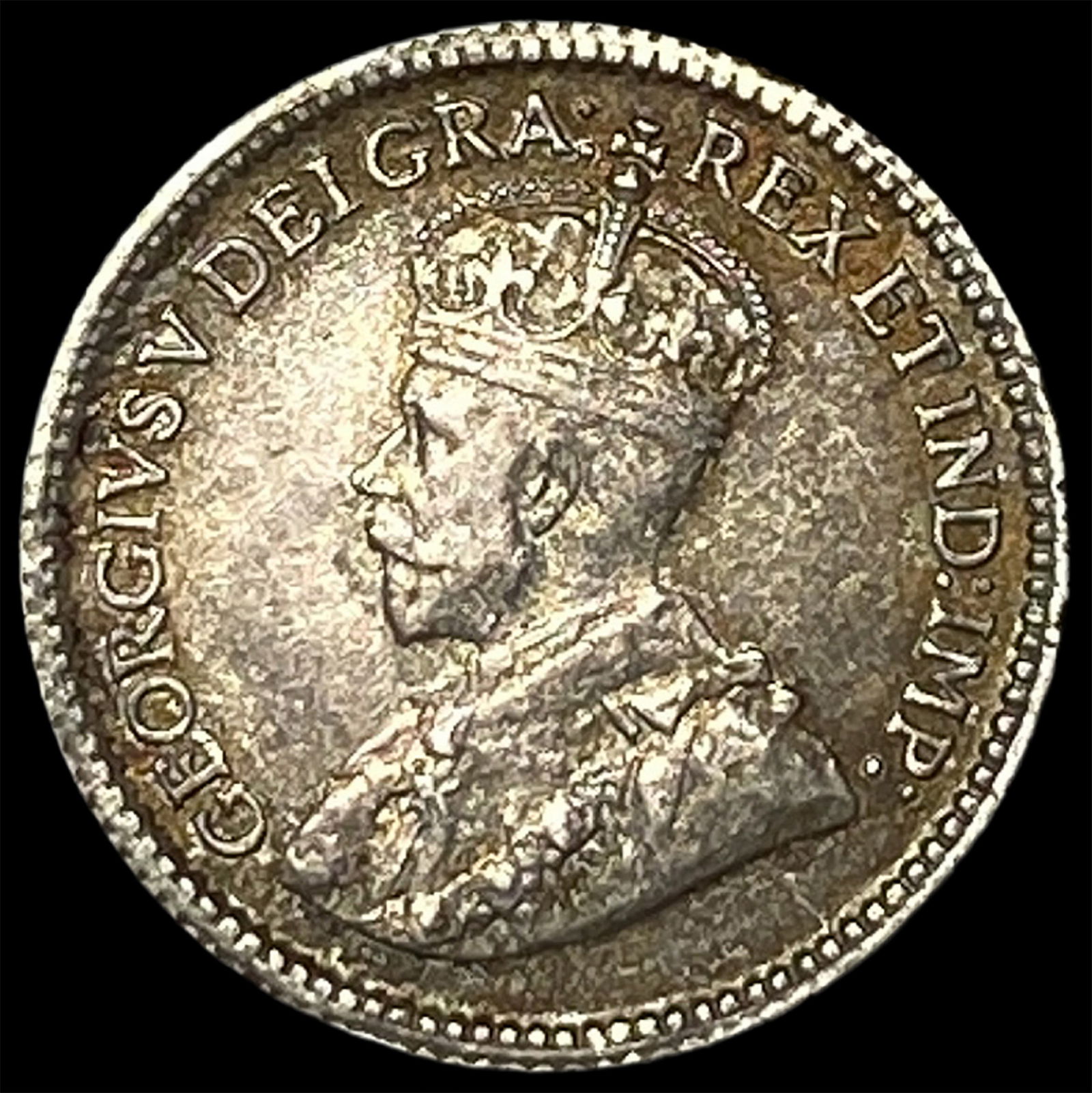 1916 Canada Silver 5 Cents ABOUT UNCIRCULATED: 1916 Canada Silver 5 Cents ABOUT UNCIRCULATED
