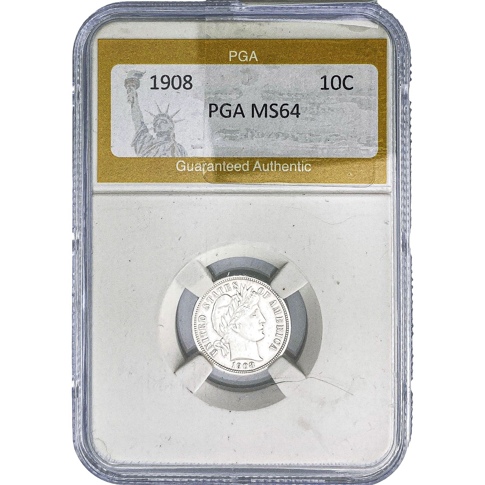 1908 Barber Dime PGA MS64 (1 of 2)