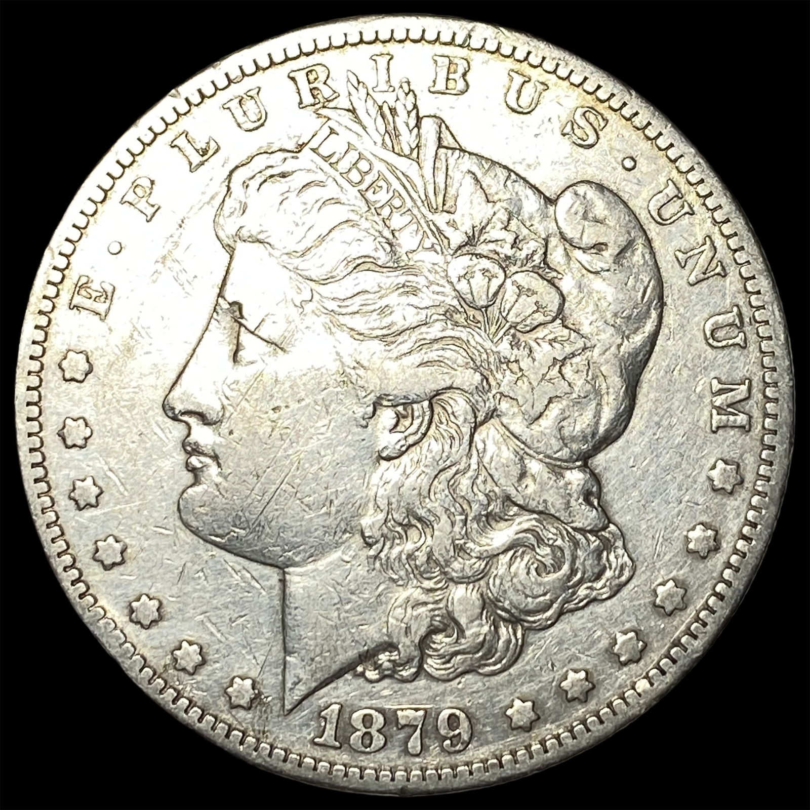 1879-S Silver Morgan Dollar LIGHTLY CIRCULATED: 1879-S Silver Morgan Dollar LIGHTLY CIRCULATED