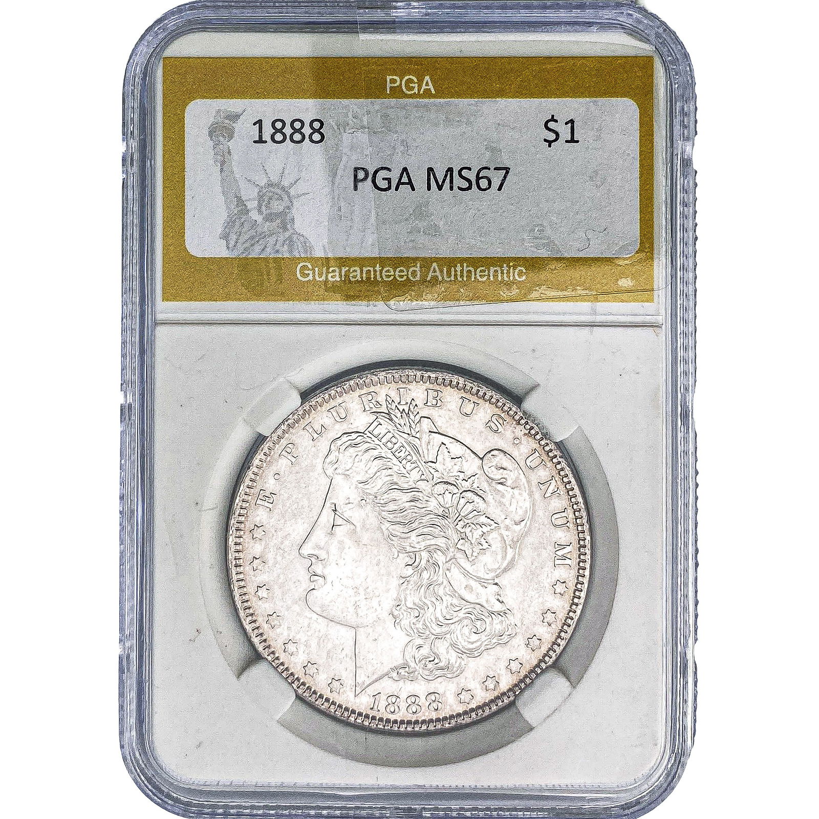 1888 Morgan Silver Dollar PGA MS67: 1888 Morgan Silver Dollar PGA MS67