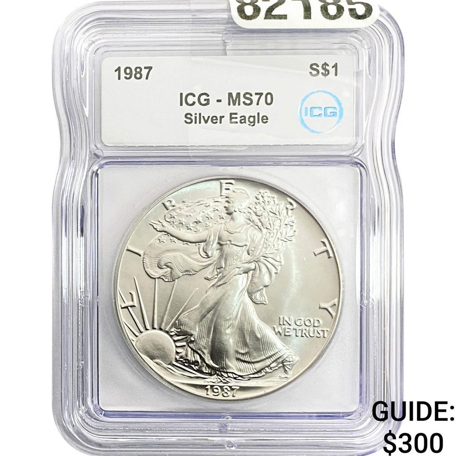 1987 SE ICG MS70 $1 Silver 1oz SE (1 of 2)