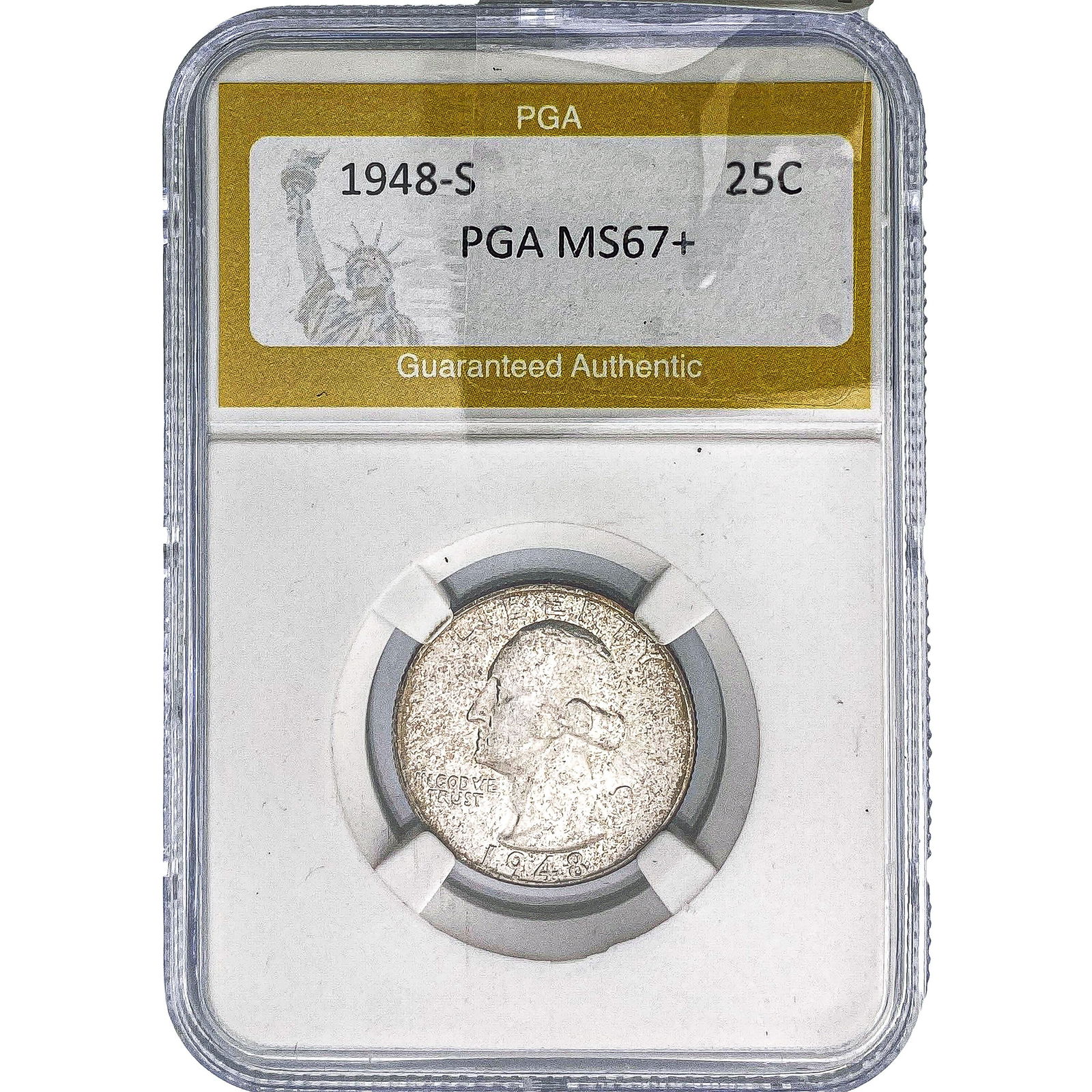 1948-S Washington Silver Quarter PGA MS67+ (1 of 2)