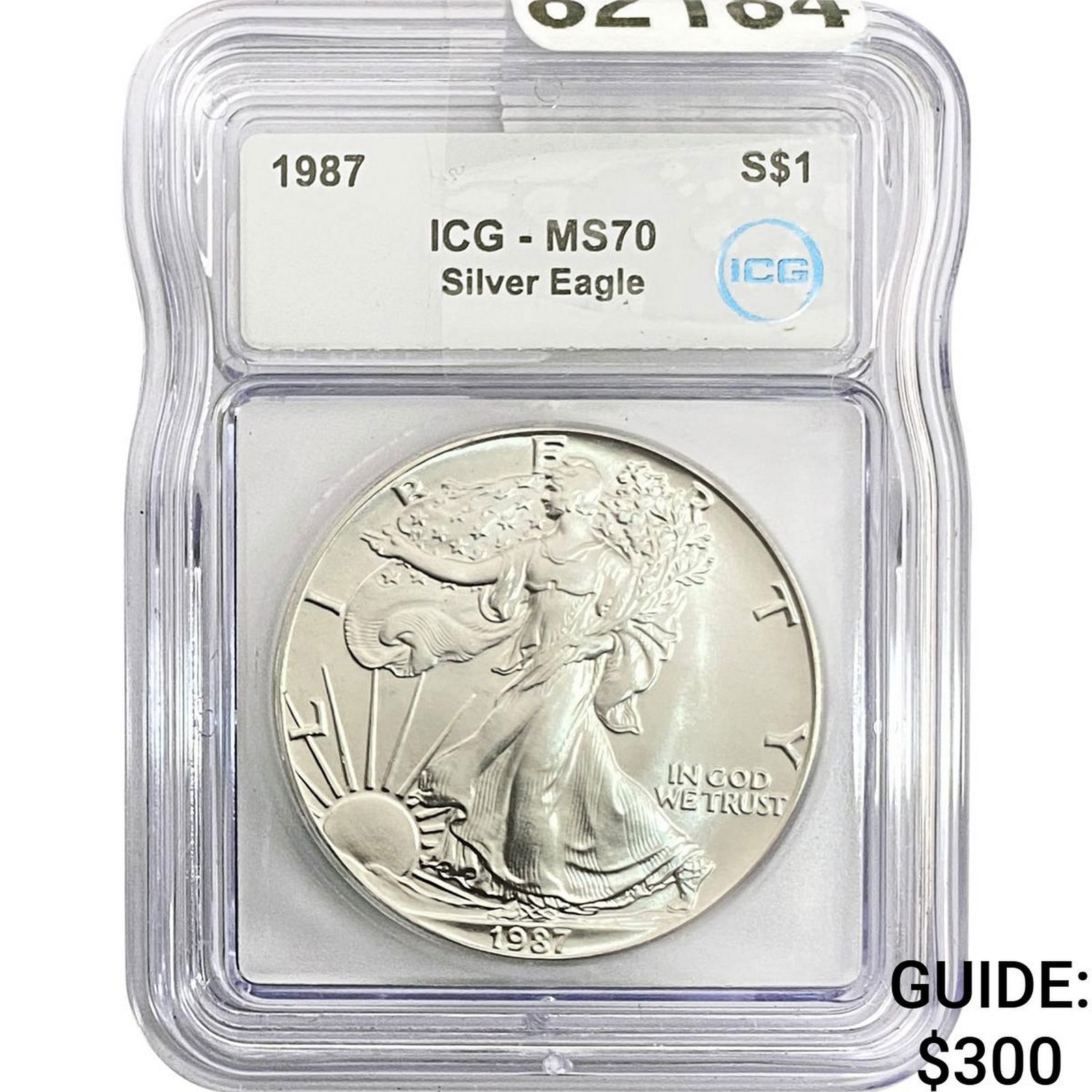 1987 SE ICG MS70 $1 Silver 1oz SE (1 of 2)