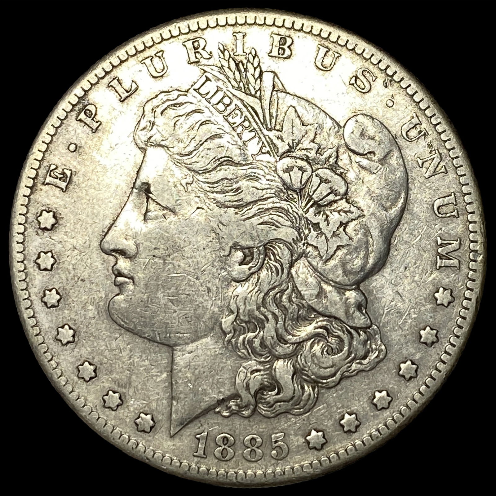 1885-S Silver Morgan Dollar NEARLY UNCIRCULATED (1 of 2)