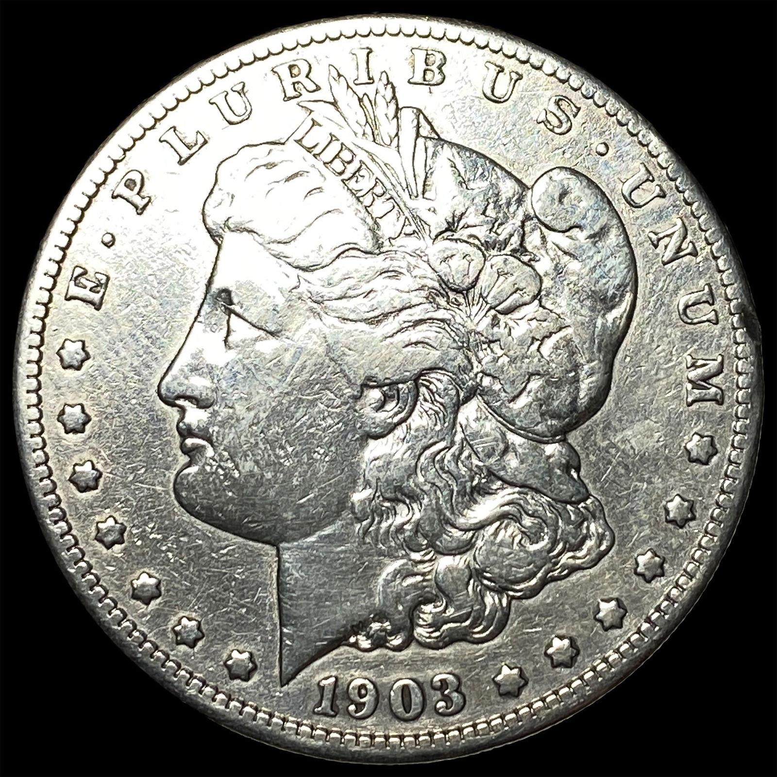 1903-S Silver Morgan Dollar NEARLY UNCIRCULATED (1 of 2)