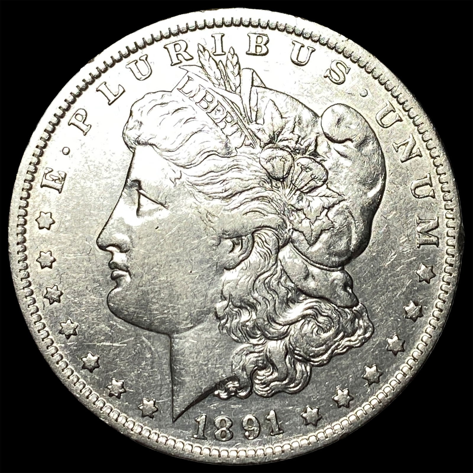 1891-O Silver Morgan Dollar CLOSELY UNCIRCULATED (1 of 2)