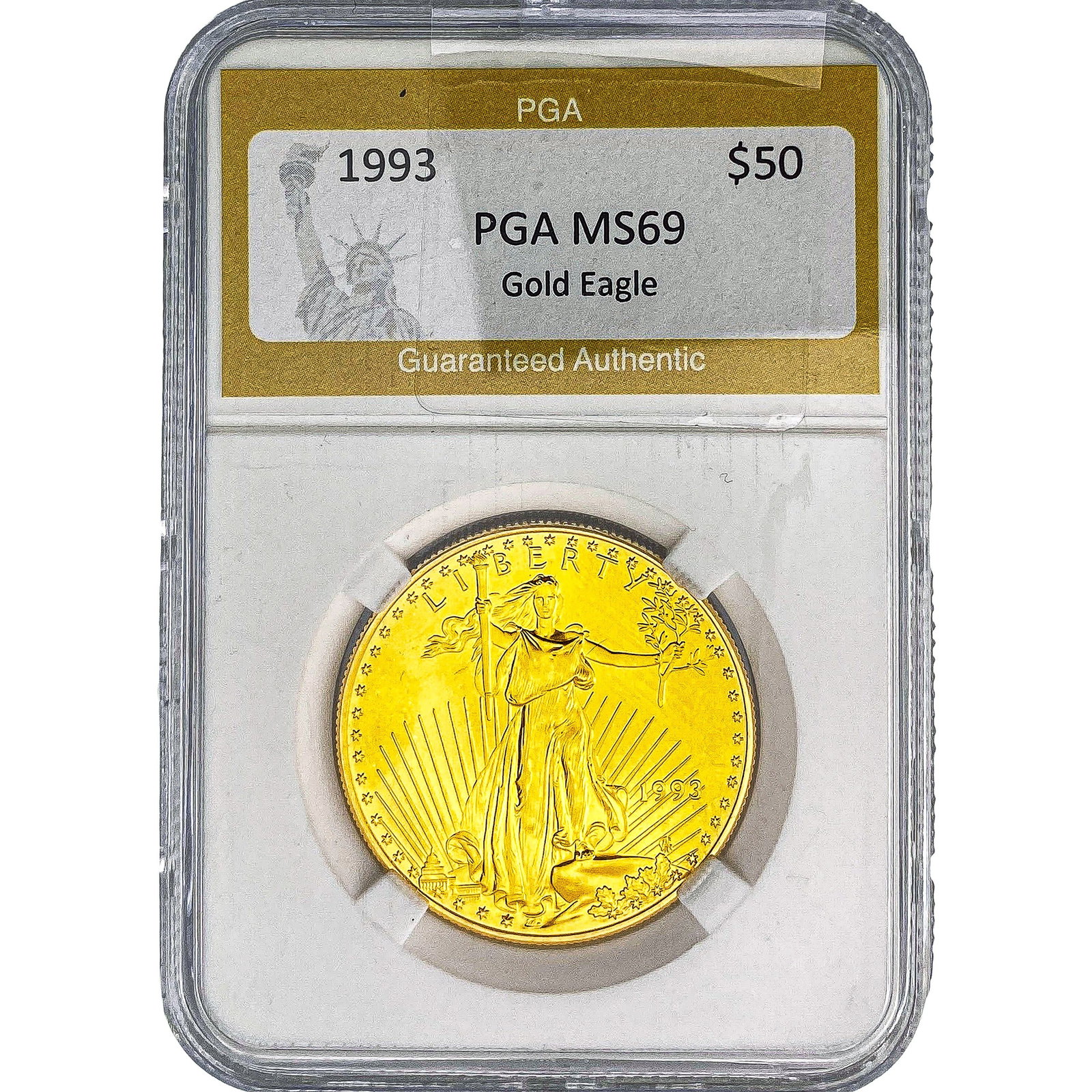 1993 1oz $50 Gold Eagle PGA MS69 (1 of 2)