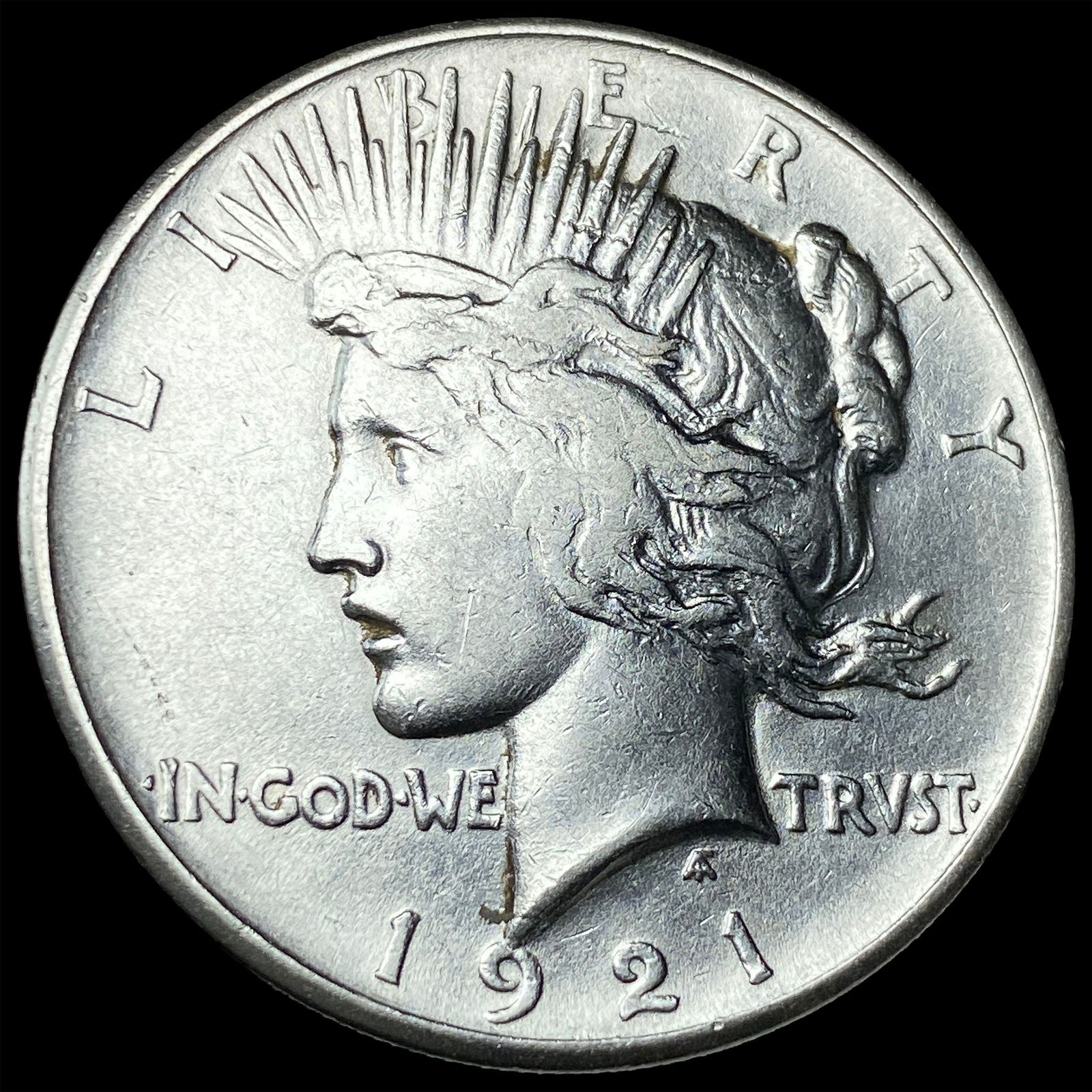 1921 Silver Peace Dollar UNCIRCULATED: 1921 Silver Peace Dollar UNCIRCULATED