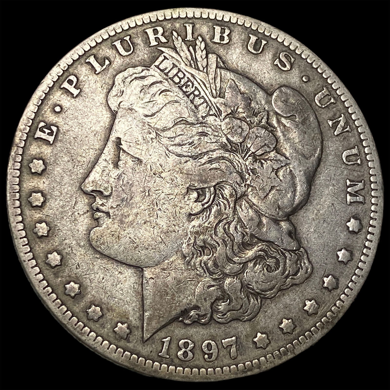 1897-O Silver Morgan Dollar NEARLY UNCIRCULATED: 1897-O Silver Morgan Dollar NEARLY UNCIRCULATED