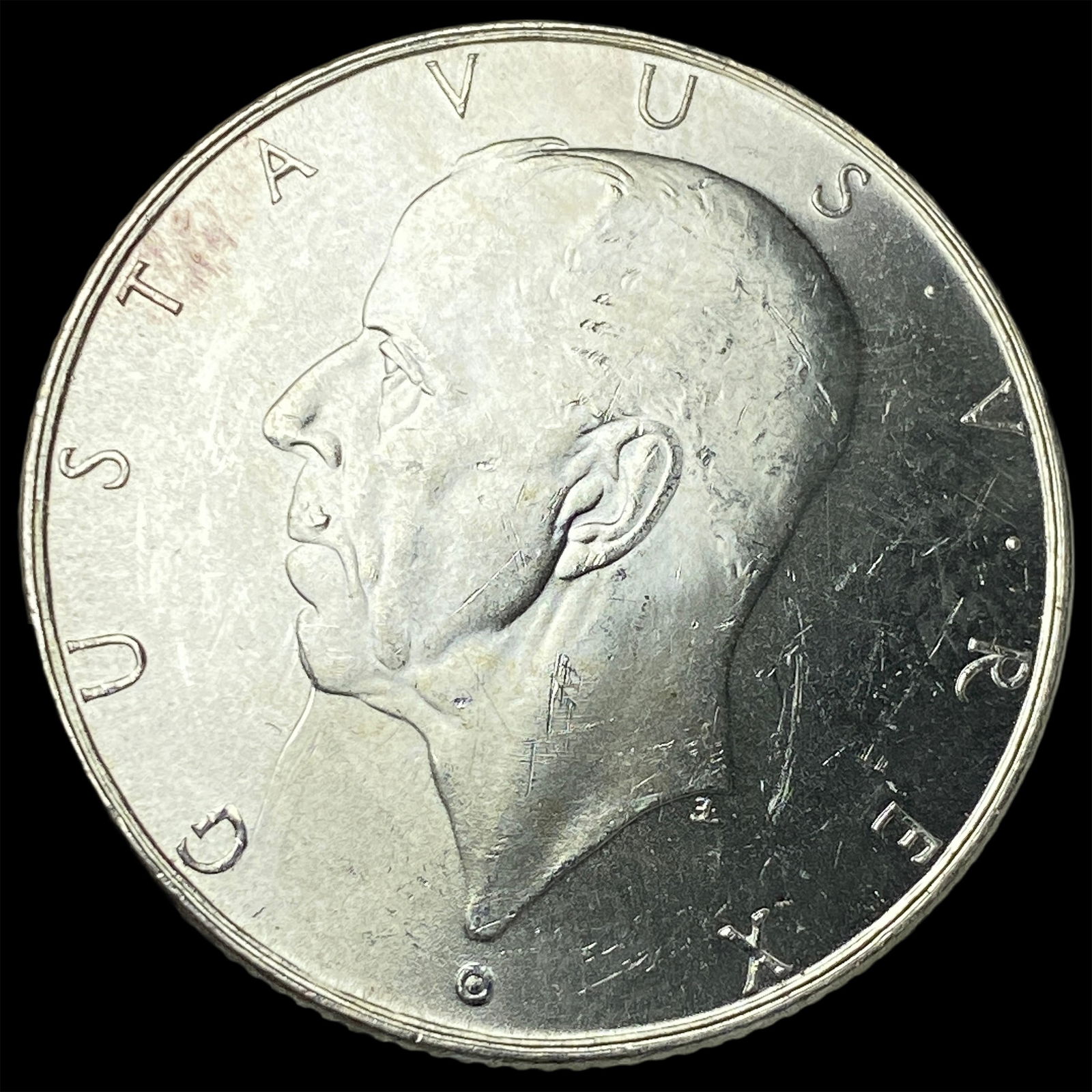 1938 Sweden Silver 2 Kroner UNCIRCULATED: 1938 Sweden Silver 2 Kroner UNCIRCULATED