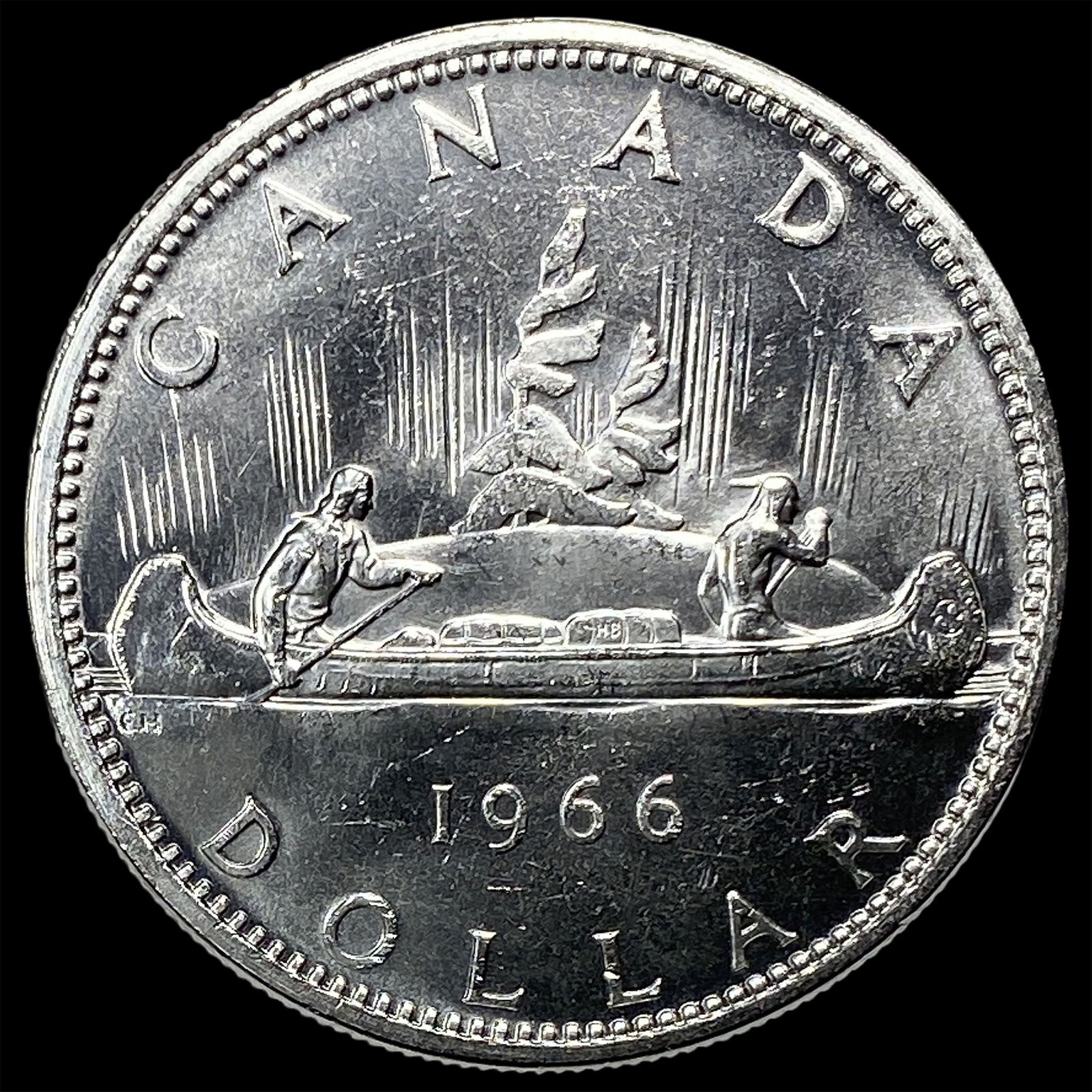 1966 Canada Silver Dollar UNCIRCULATED - 2