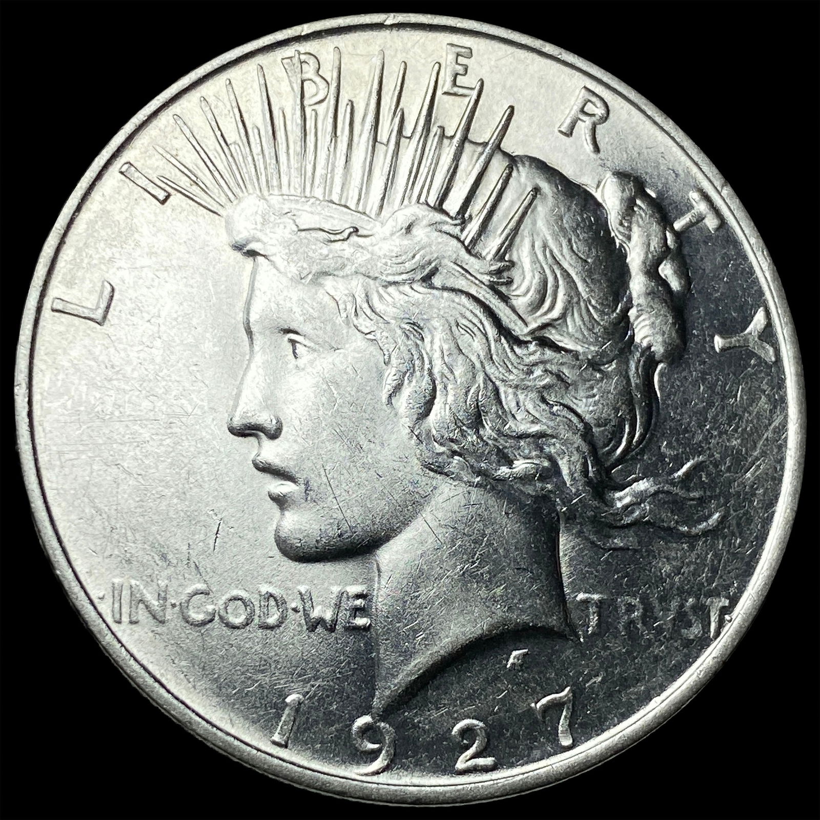 1927 Silver Peace Dollar UNCIRCULATED: 1927 Silver Peace Dollar UNCIRCULATED