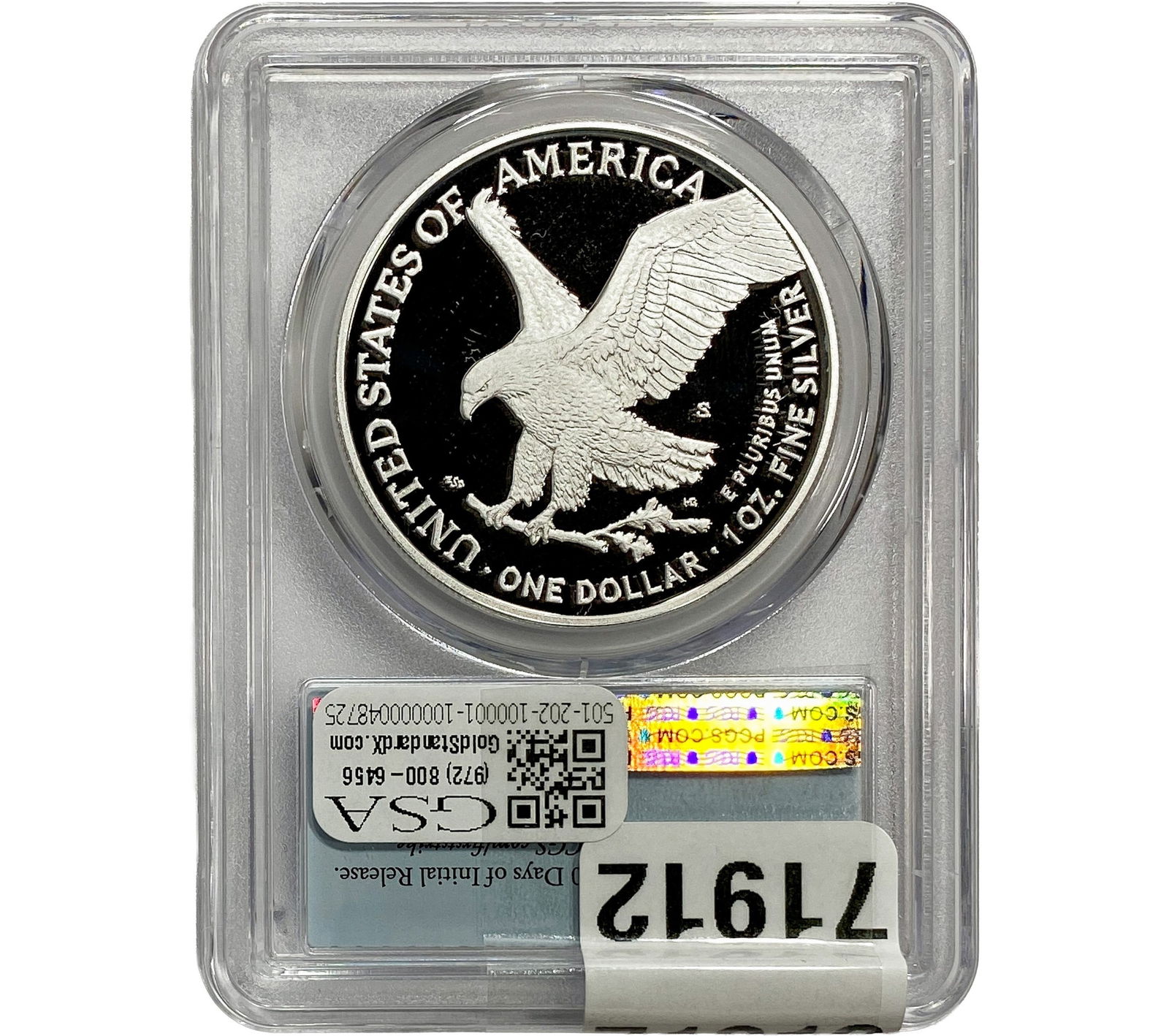 2022-S Silver Eagle PCGS PR70 DCAM - 2