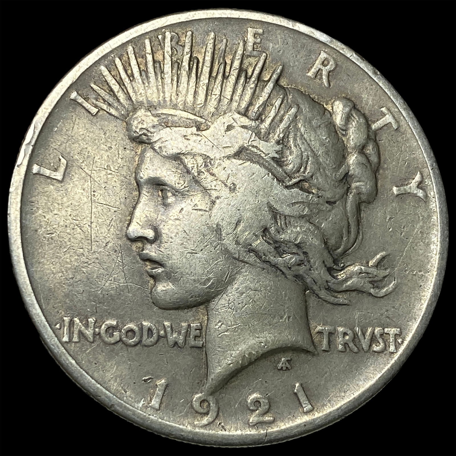 1921 Silver Peace Dollar LIGHTLY CIRCULATED (1 of 2)