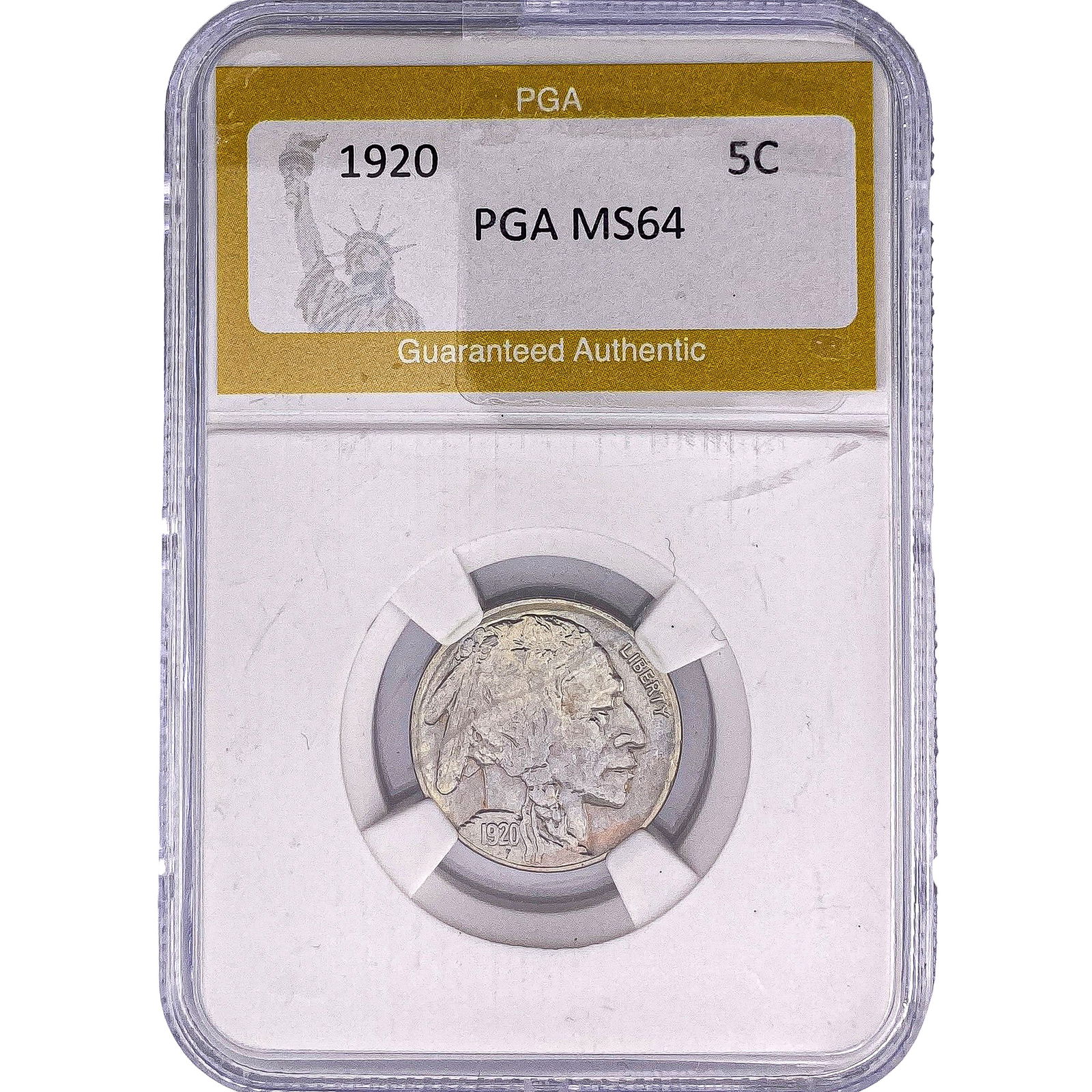 1920 Buffalo Nickel PGA MS64: 1920 Buffalo Nickel PGA MS64