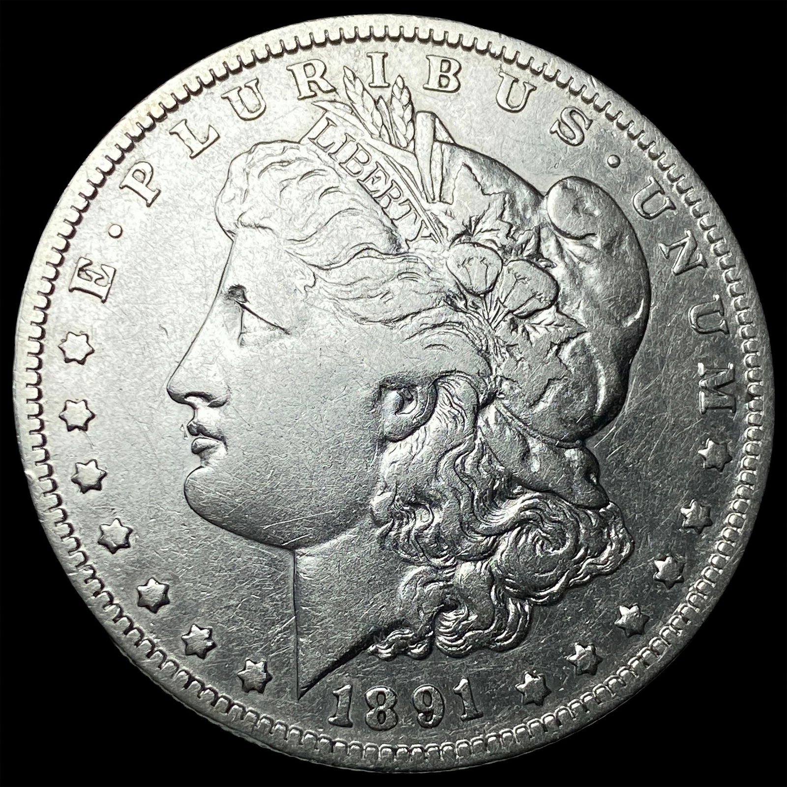 1891-O Silver Morgan Dollar ABOUT UNCIRCULATED: 1891-O Silver Morgan Dollar ABOUT UNCIRCULATED