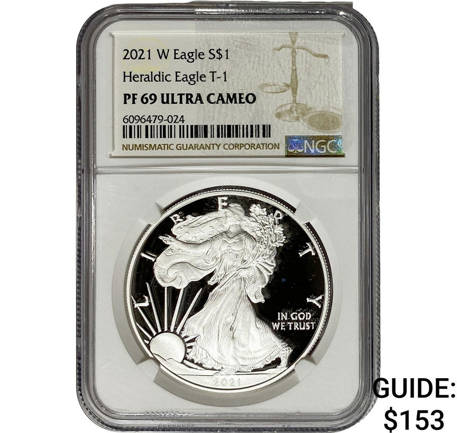 2021-W Silver Eagle NGC PF69 Ultra Cameo (1 of 2)