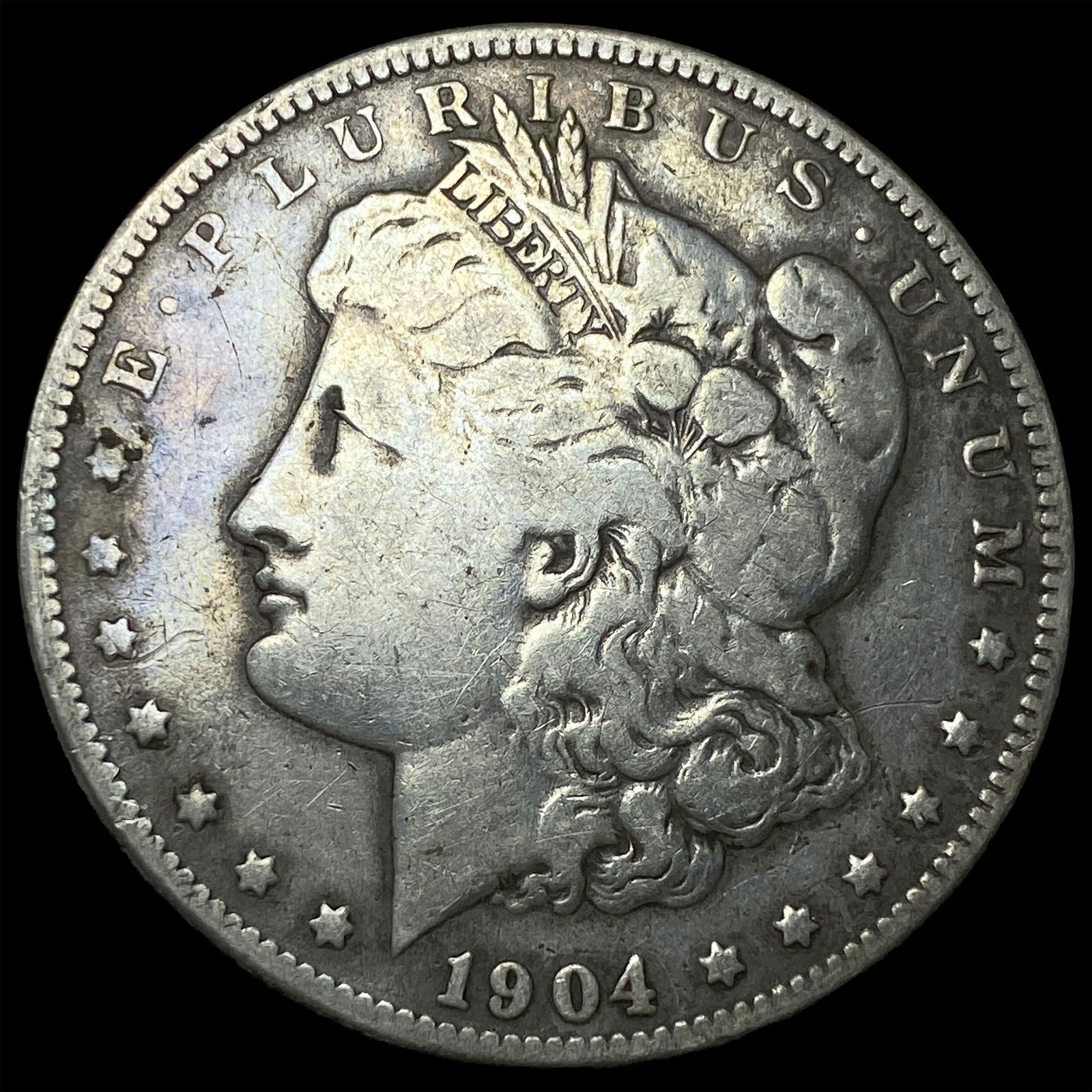 1904-S Silver Morgan Dollar LIGHTLY CIRCULATED: 1904-S Silver Morgan Dollar LIGHTLY CIRCULATED