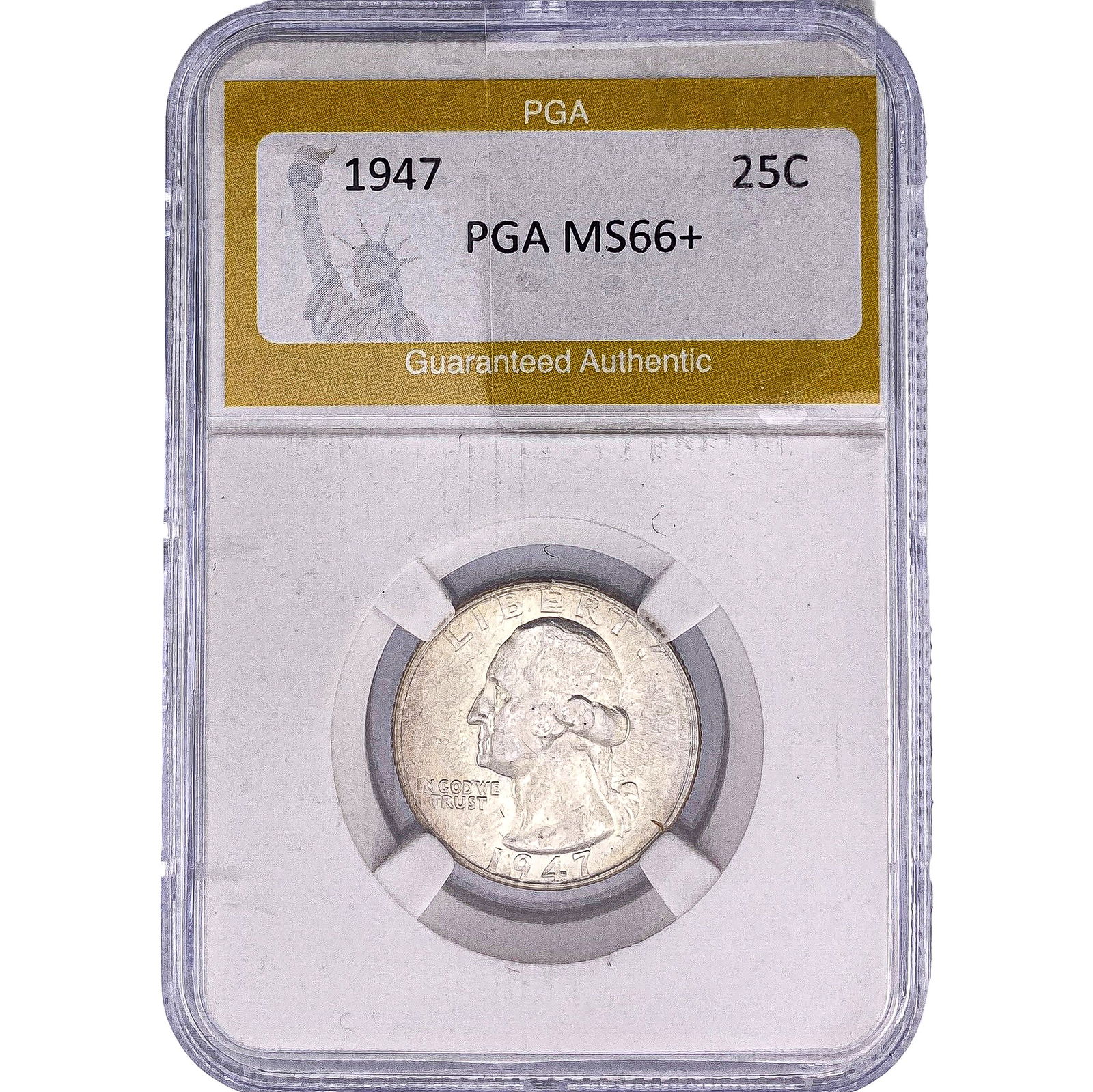 1947 Washington Silver Quarter PGA MS66+: 1947 Washington Silver Quarter PGA MS66+