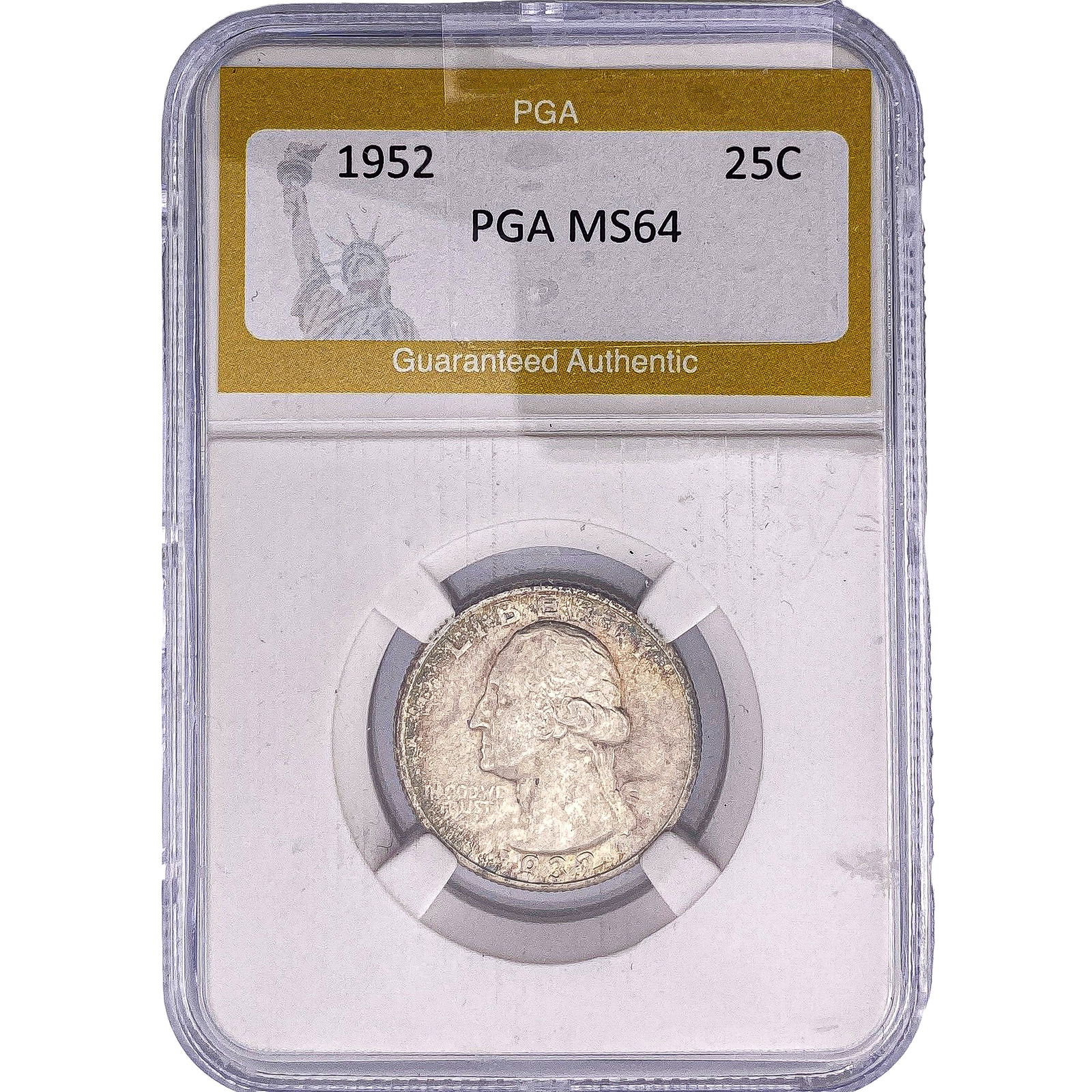 1952 Washington Silver Quarter PGA MS64: 1952 Washington Silver Quarter PGA MS64