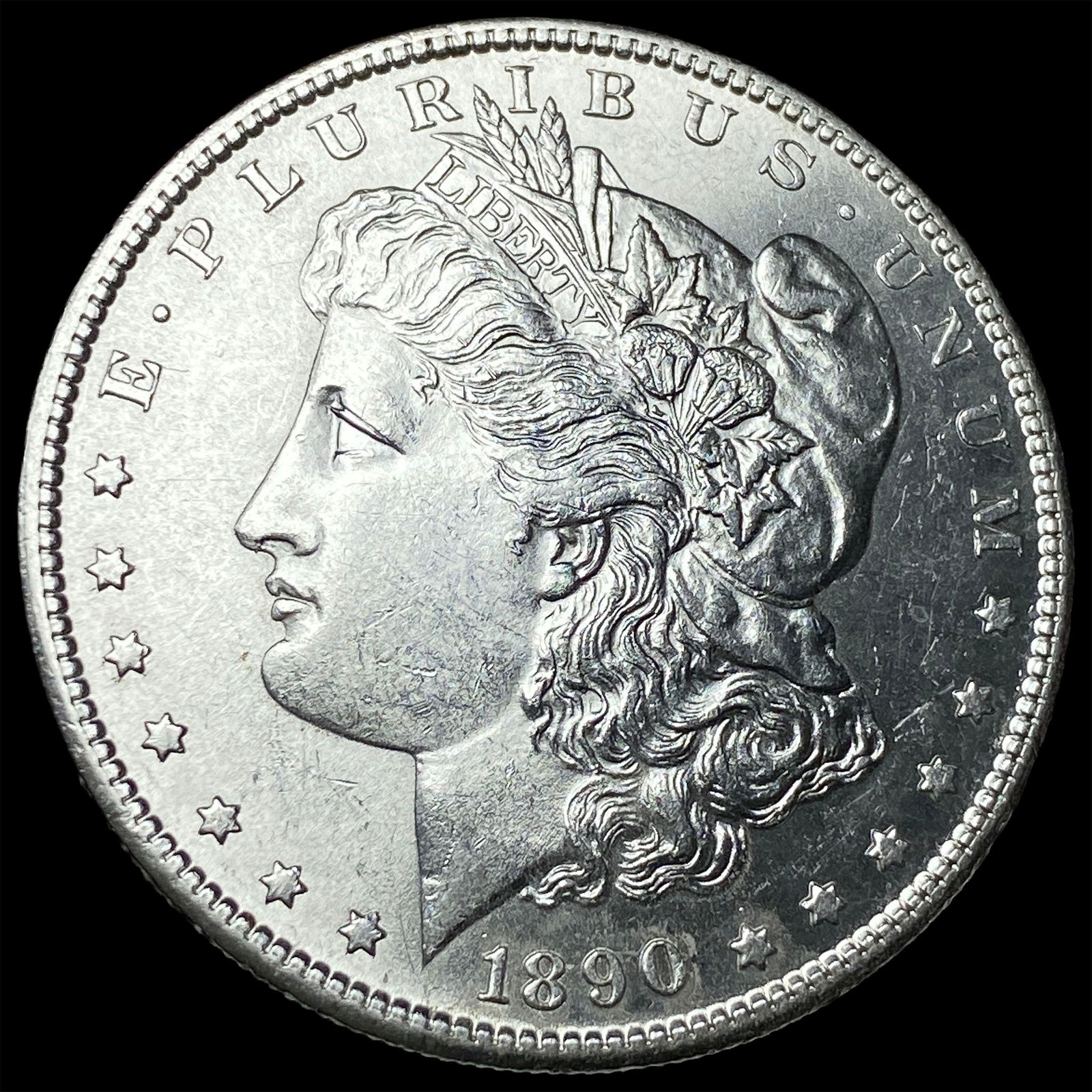 1890-S Silver Morgan Dollar UNCIRCULATED: 1890-S Silver Morgan Dollar UNCIRCULATED