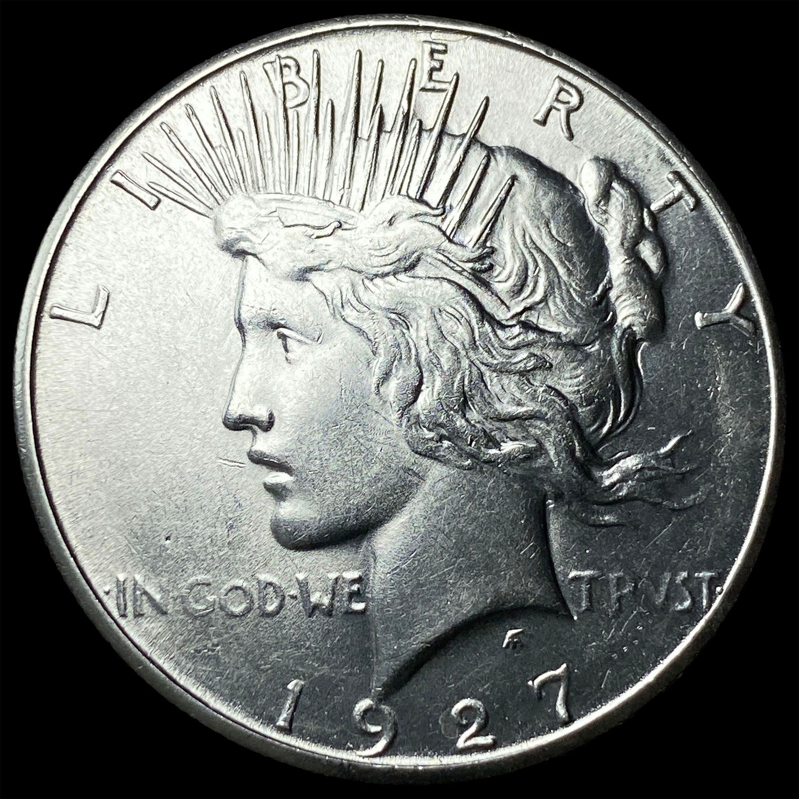 1927-S Silver Peace Dollar UNCIRCULATED: 1927-S Silver Peace Dollar UNCIRCULATED