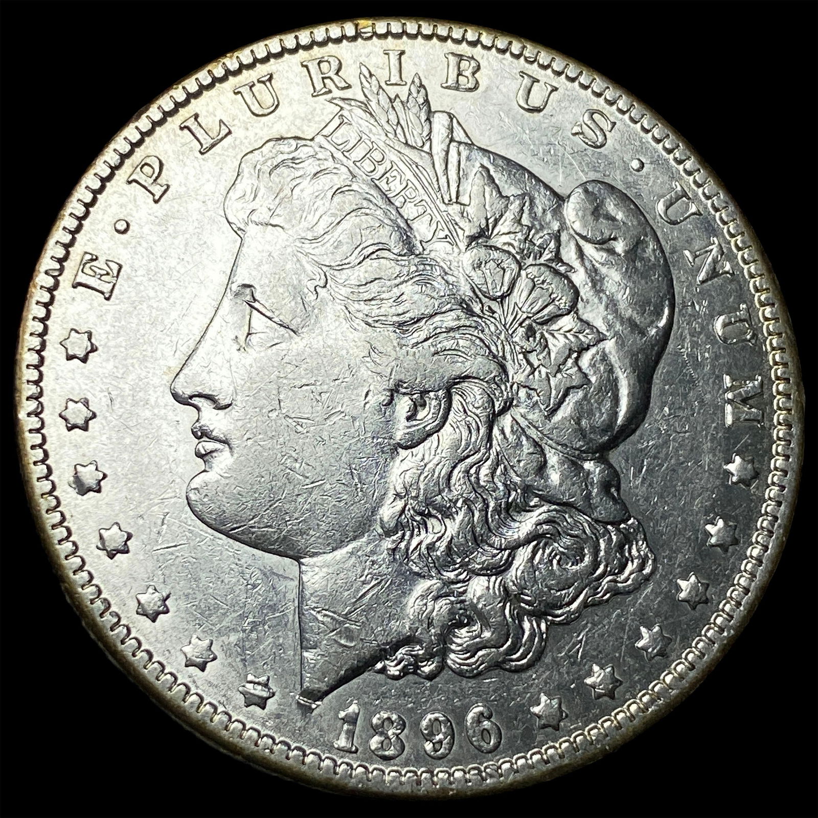 1896-O Silver Morgan Dollar CLOSELY UNCIRCULATED: 1896-O Silver Morgan Dollar CLOSELY UNCIRCULATED