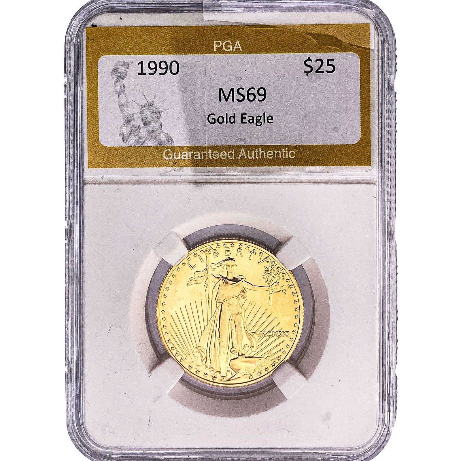 1990 1/2oz $25 Gold Eagle PGA MS69 (1 of 2)