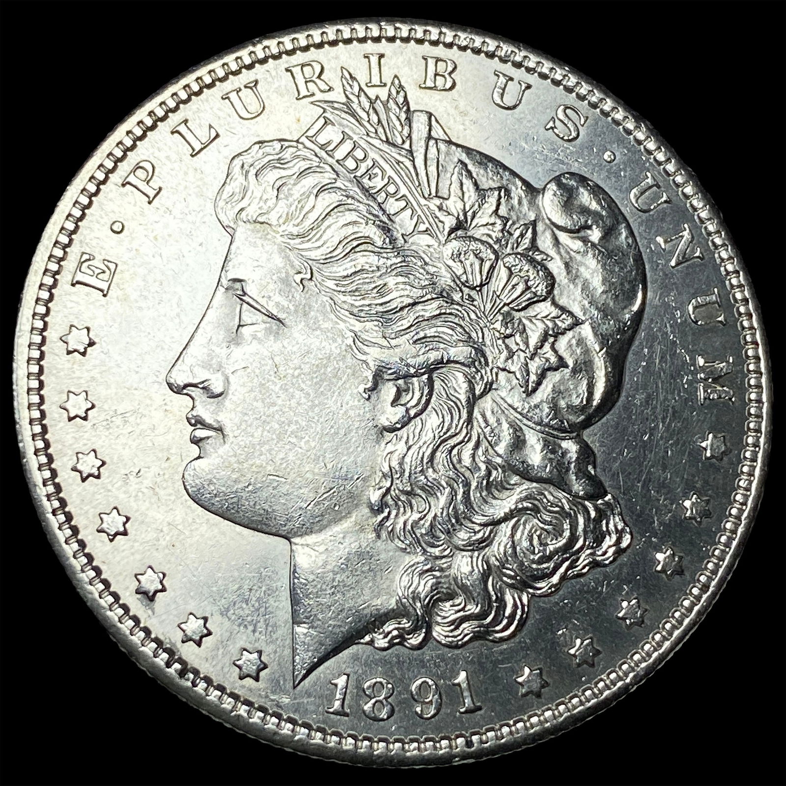 1891-S Silver Morgan Dollar UNCIRCULATED: 1891-S Silver Morgan Dollar UNCIRCULATED