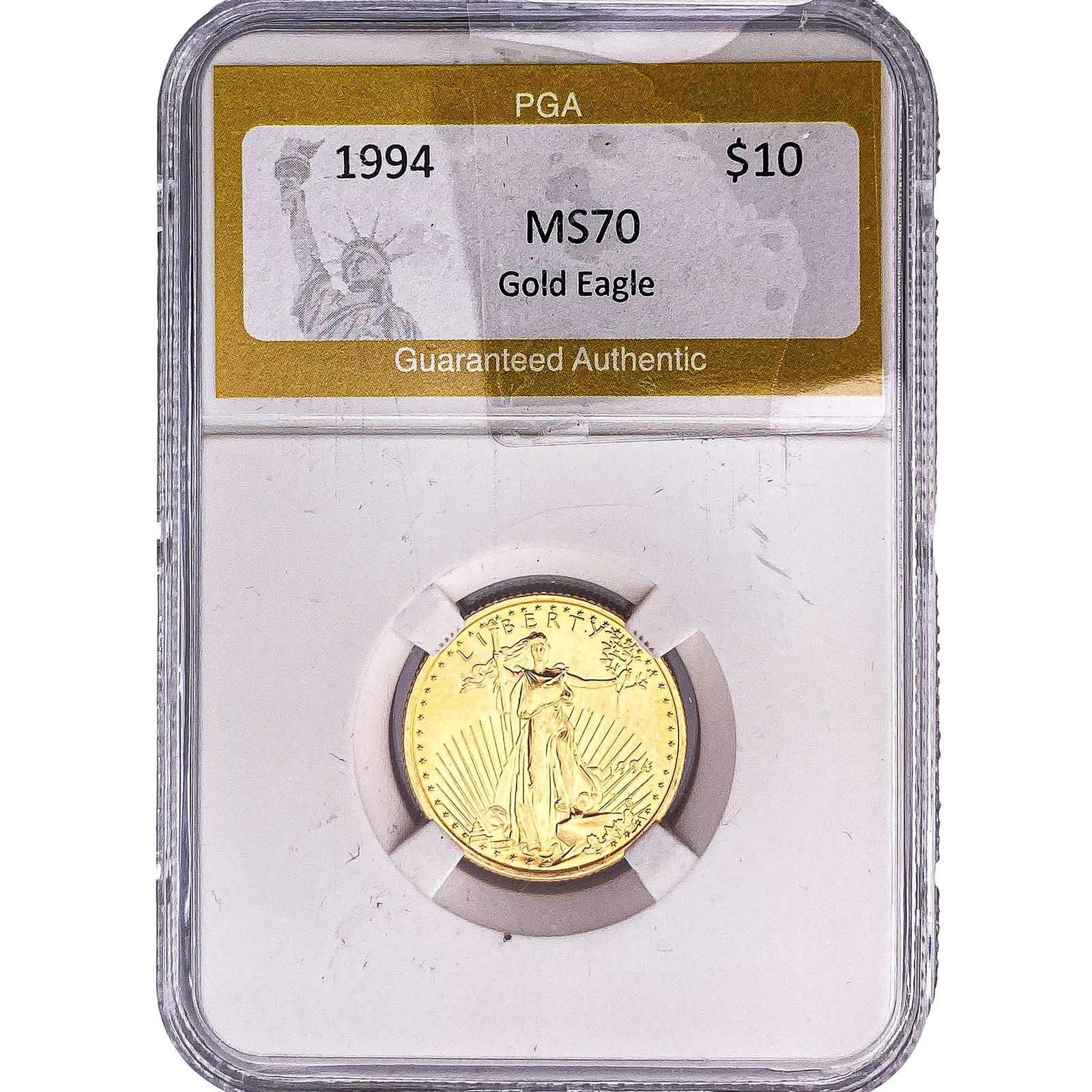 1994 1/4oz $10 Gold Eagle PGA MS70 (1 of 2)