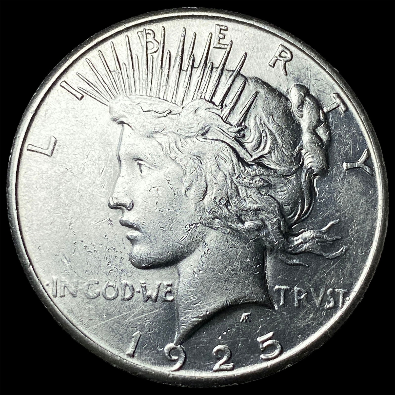1925-S Silver Peace Dollar UNCIRCULATED: 1925-S Silver Peace Dollar UNCIRCULATED