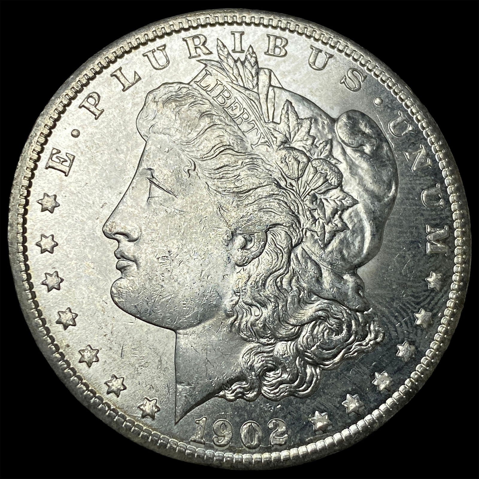 1902-O Silver Morgan Dollar CHOICE BU (1 of 2)