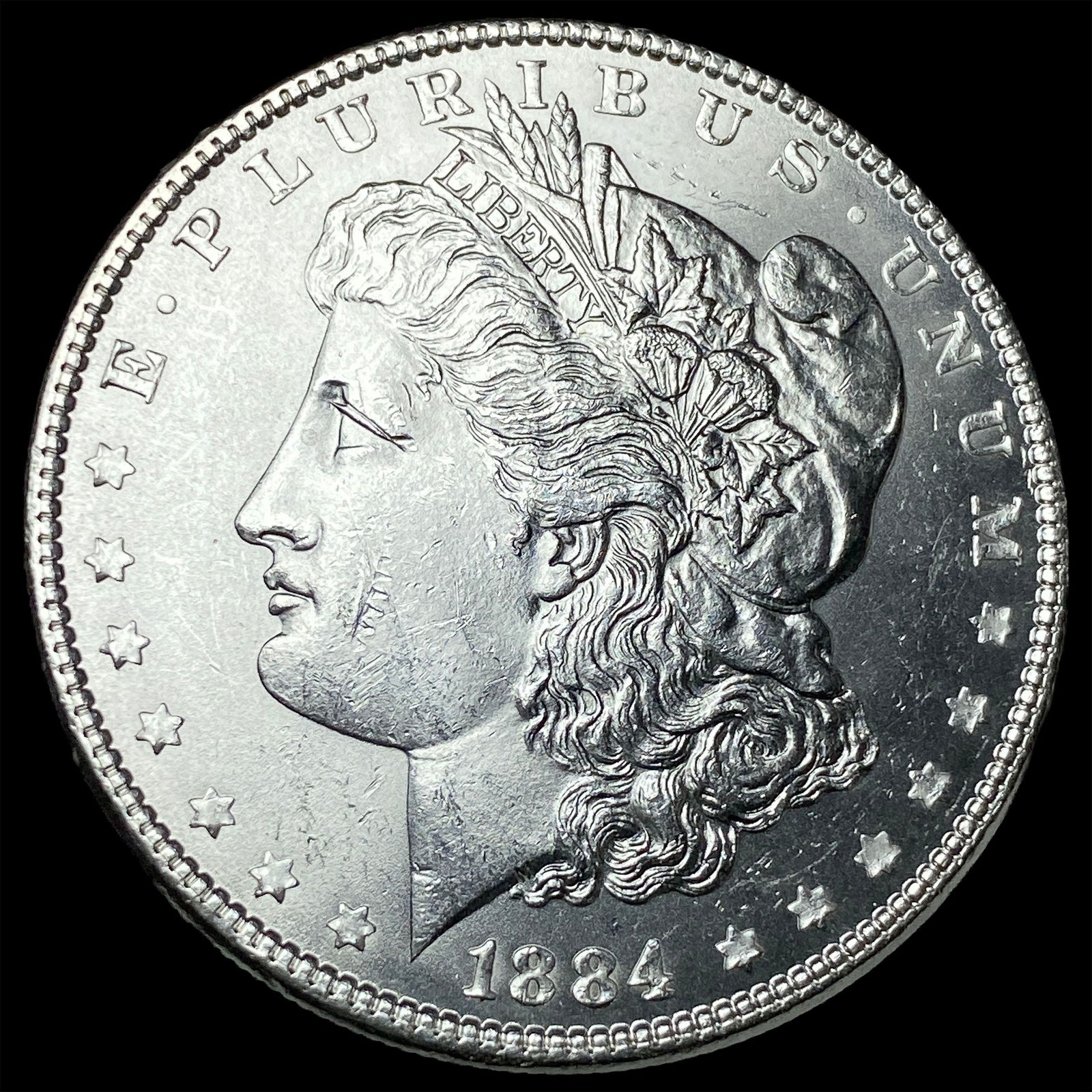 1884 Silver Morgan Dollar UNCIRCULATED: 1884 Silver Morgan Dollar UNCIRCULATED