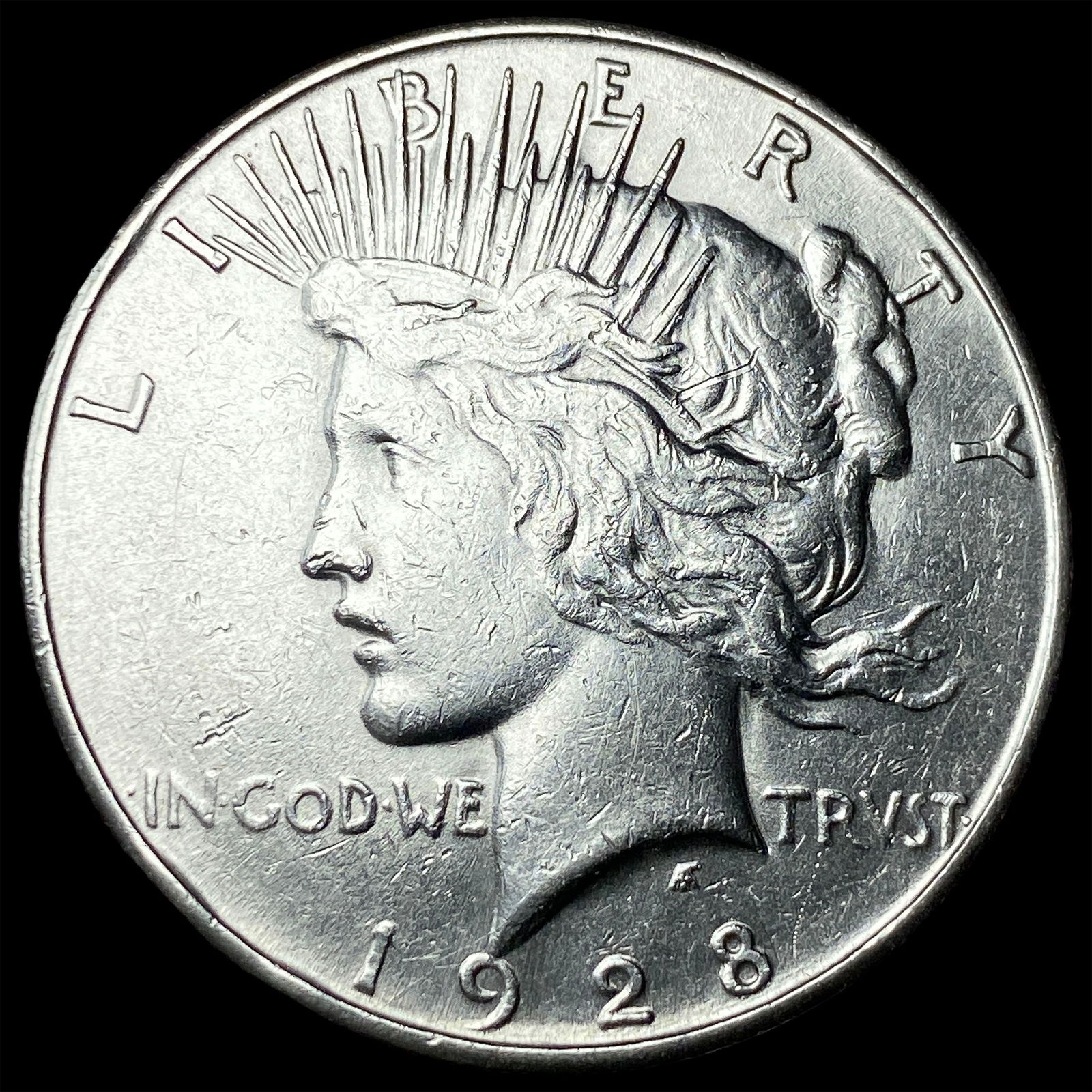 1928-S Silver Peace Dollar UNCIRCULATED: 1928-S Silver Peace Dollar UNCIRCULATED
