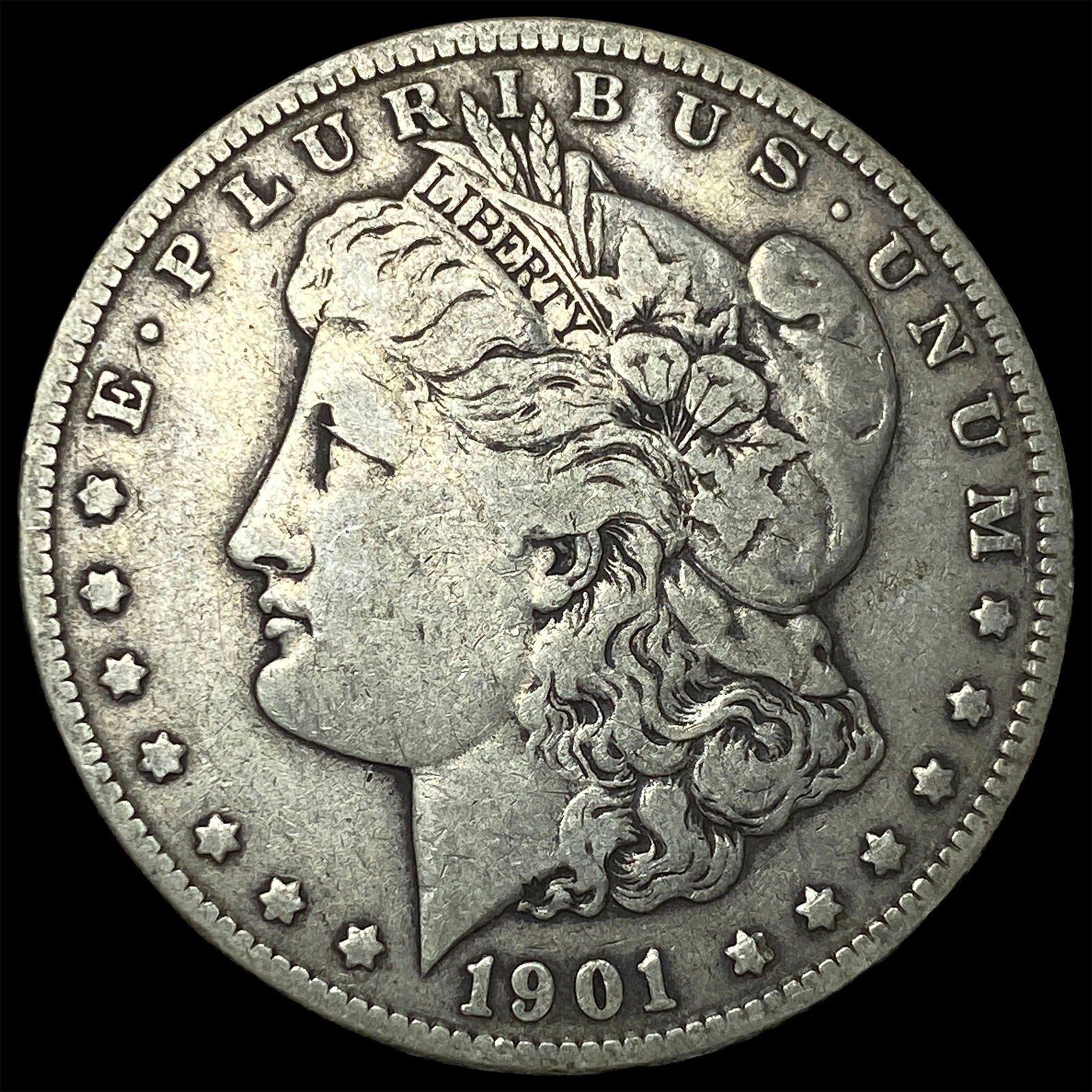 1901 Silver Morgan Dollar CLOSELY UNCIRCULATED: 1901 Silver Morgan Dollar CLOSELY UNCIRCULATED