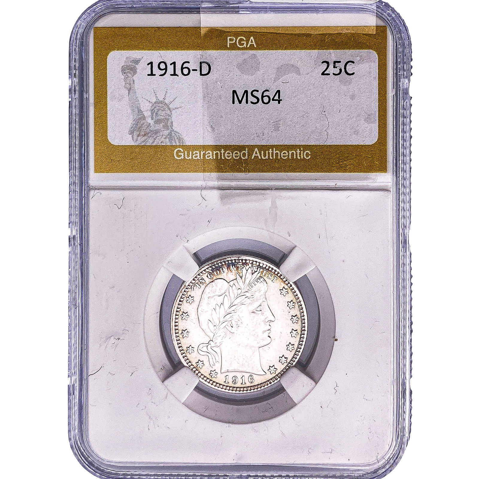 1916-D Barber Quarter PGA MS64 (1 of 2)