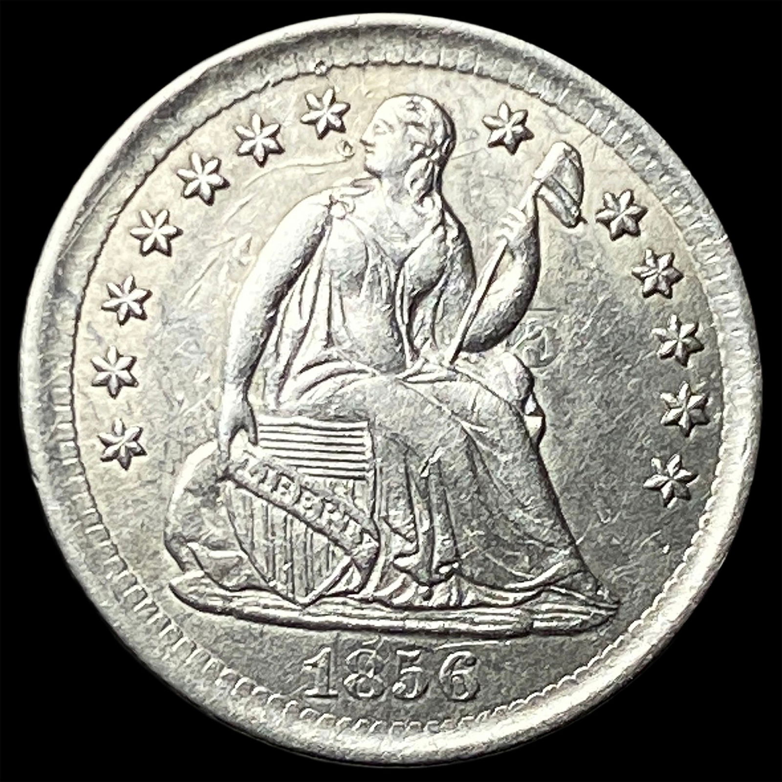 1856 Seated Liberty Silver Half Dime UNCIRCULATED (1 of 2)