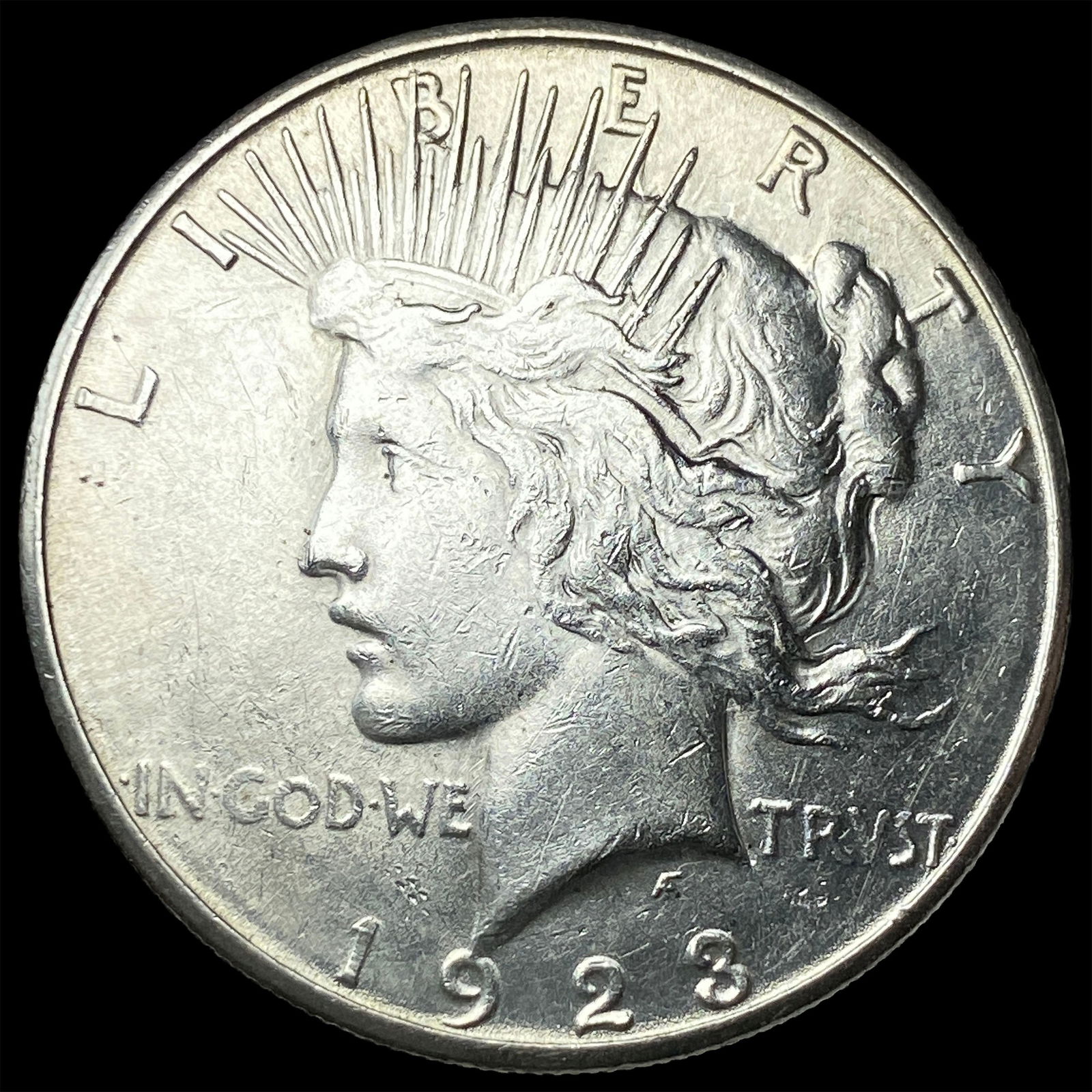 1923-S Silver Peace Dollar UNCIRCULATED: 1923-S Silver Peace Dollar UNCIRCULATED